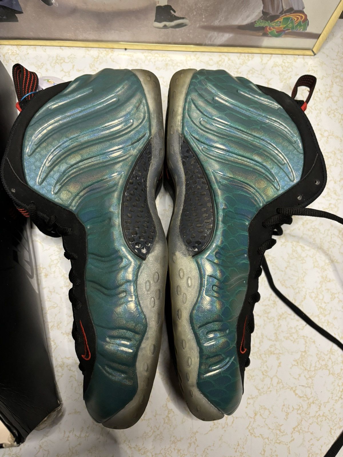 Jordan Brand Nike Foamposite ‘gone fishin’ Size US 13 / EU 46 - 4 Thumbnail