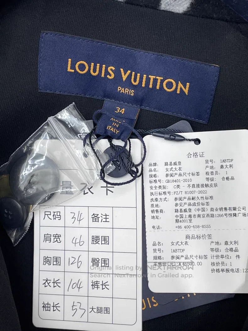 Louis Vuitton Louis Vuitton Wool presbyopic windbreaker jacket Size XXS / US 00 / IT 34 - 5 Thumbnail