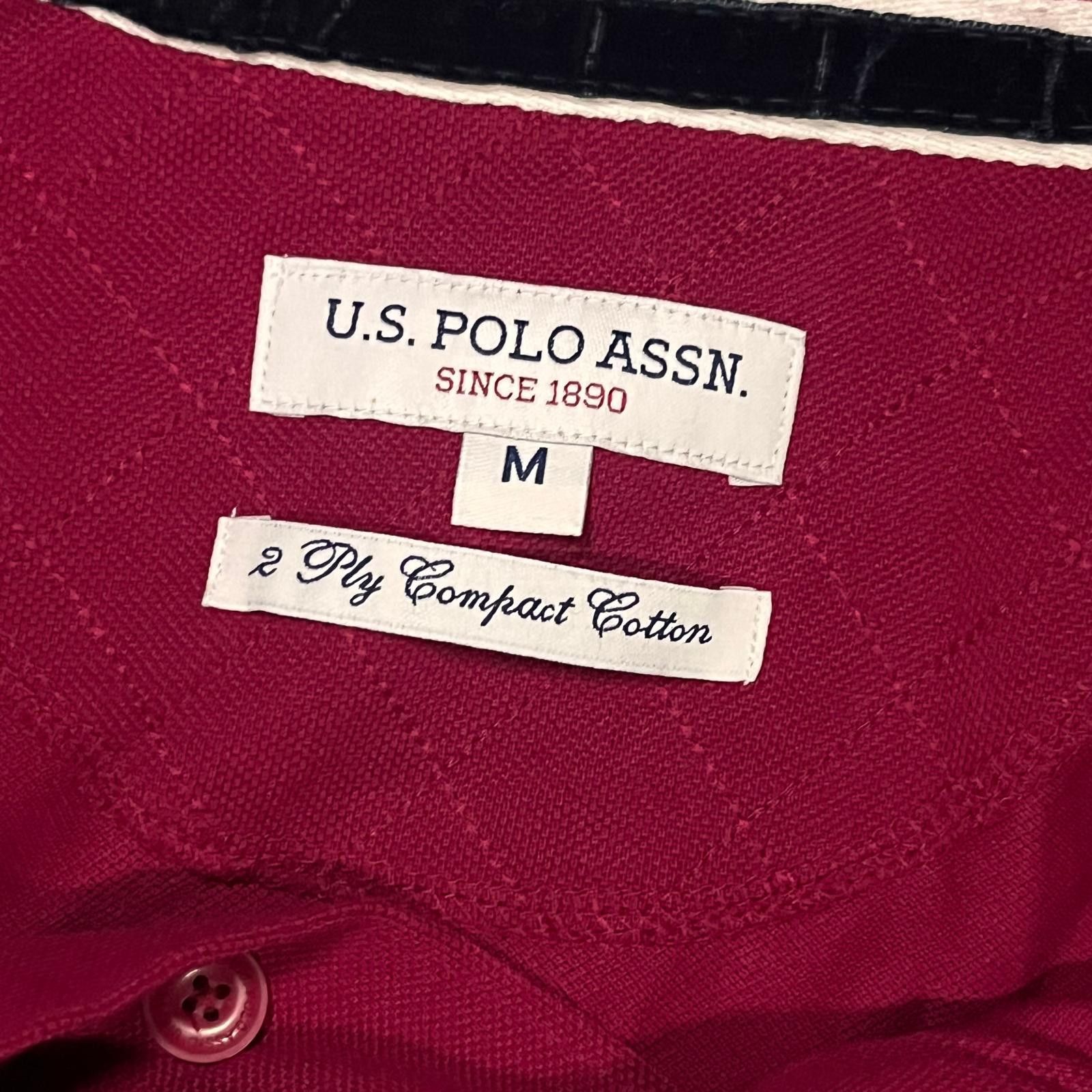 U.S. Polo Assn. 🔴 U.S. Polo Assn. 🏇 Classic Red Polo Shirt – M Size US M / EU 48-50 / 2 - 3 Thumbnail