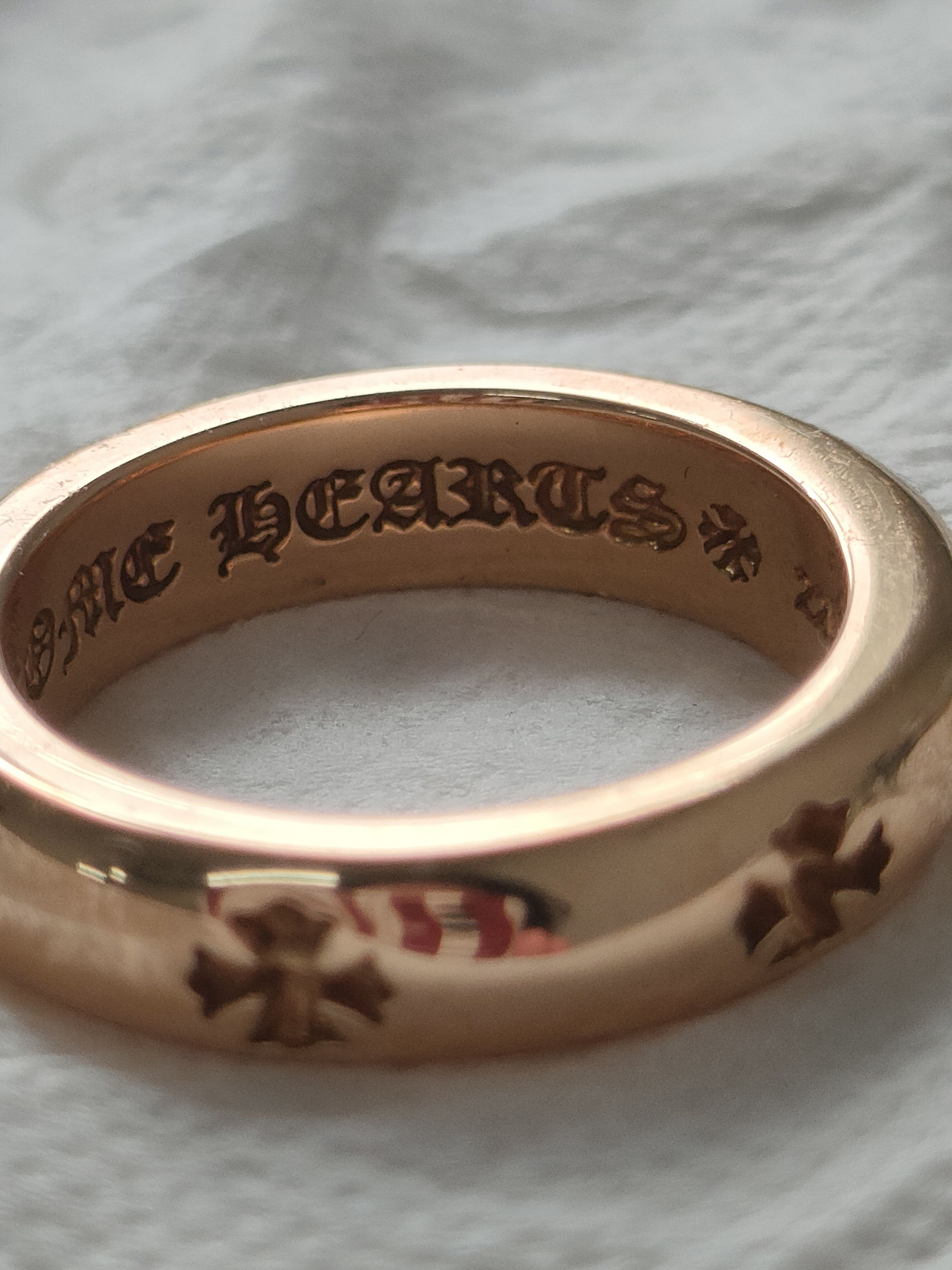 Chrome Hearts Chrome Hearts 22K Gold Negative Cross Ring Size ONE SIZE - 6 Thumbnail