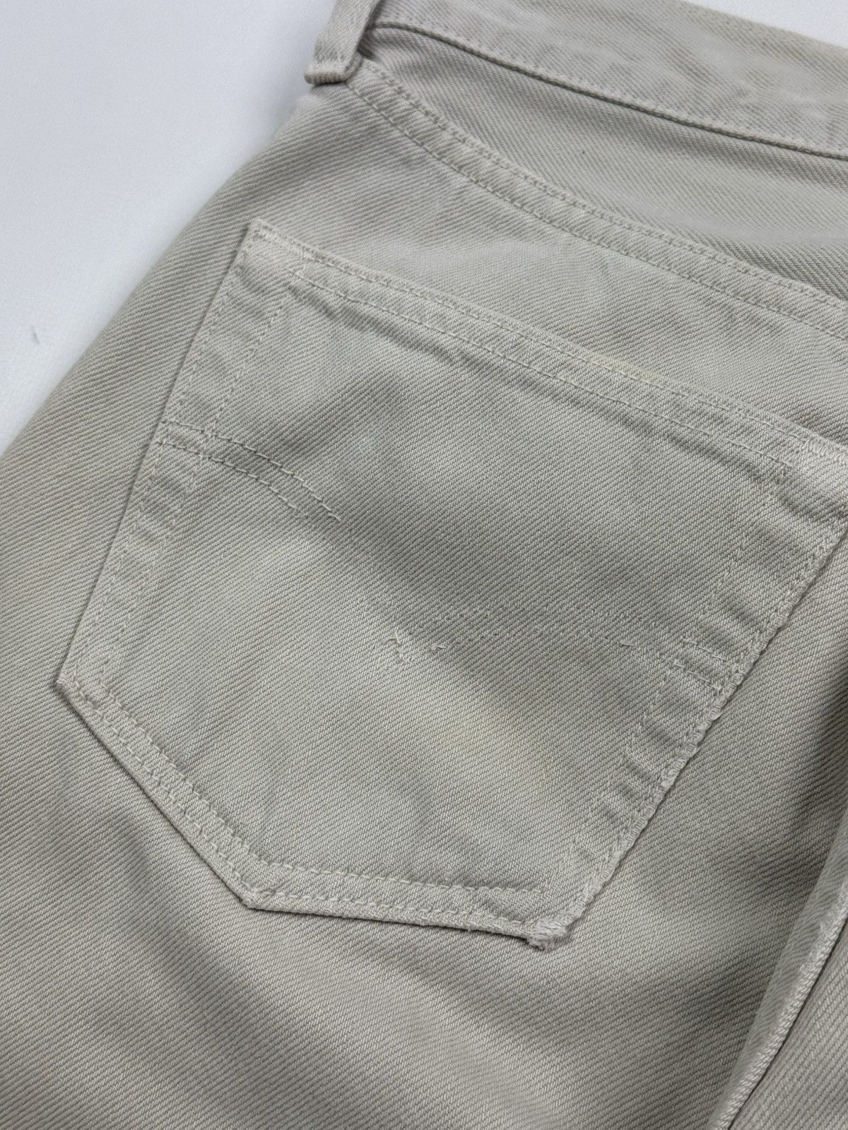 Levi's 1990’s Vintage Faded Levi’s 501 Light Beige Jeans Pants Size US 32 / EU 48 - 19 Thumbnail