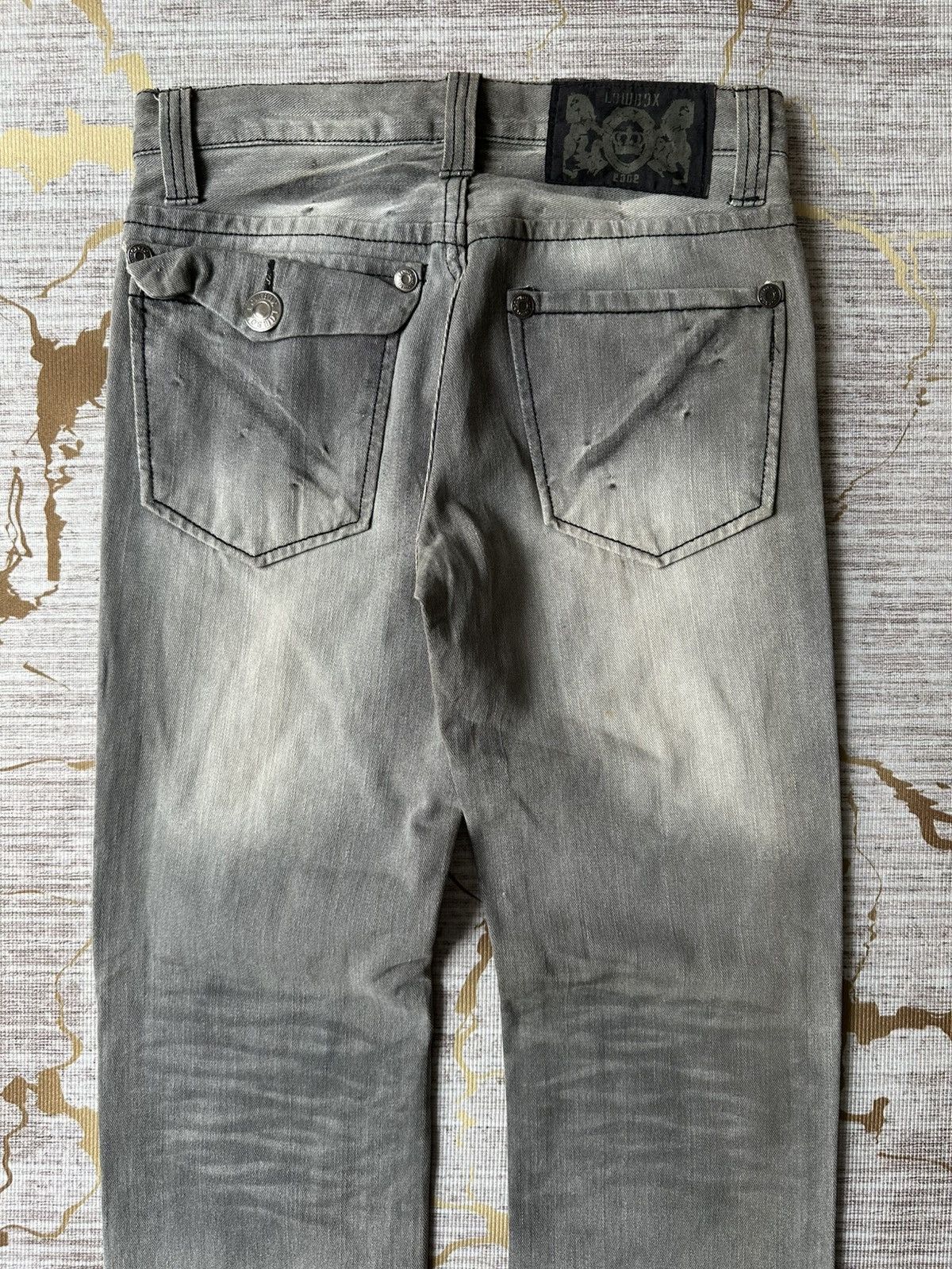 Japanese Brand Lowbox Claw Marks Design Denim Size US 29 - 12 Thumbnail