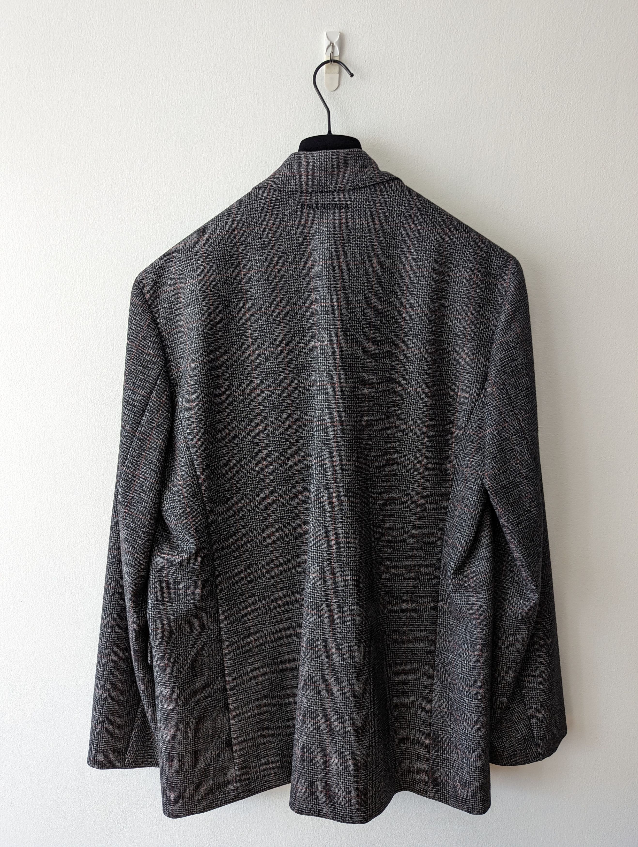 Balenciaga SU20 Rod Shoulder Blazer Size 34S - 3 Thumbnail