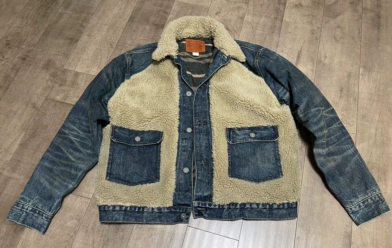 RRL Ralph Lauren RRL Ralph Lauren Washed white bear denim jacket Size US L / EU 52-54 / 3 - 2 Thumbnail