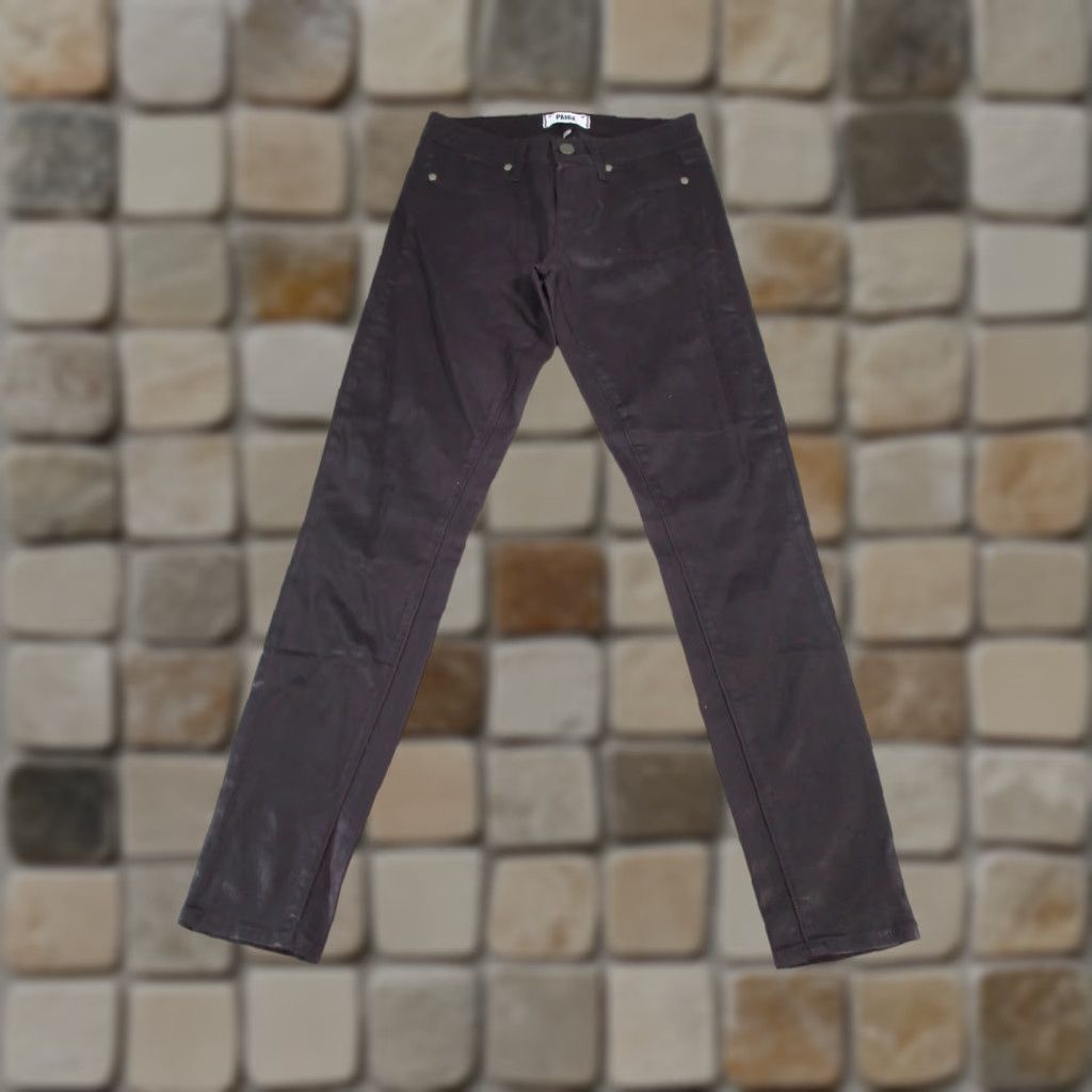 Paige Paige Verdugo Jeans Womens 26 Dark Purple Coated Denim Skinny Paige Jeans Women 26 Purple Skinny Verdugo Dark Purple 90s? Size 26" / US 2 / IT 38 - 1 Thumbnail