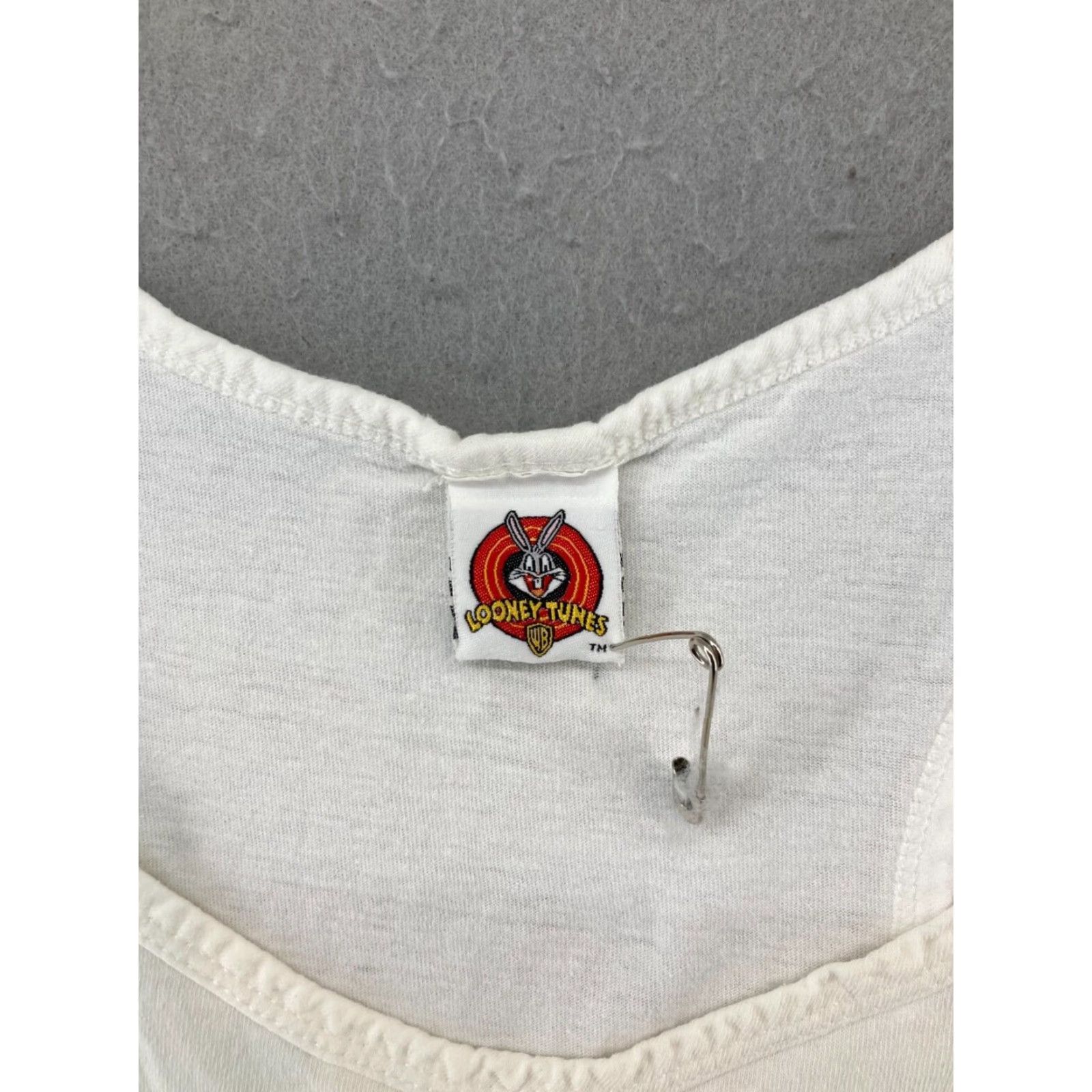 Vintage VINTAGE Looney Tunes Tank Top Womens XL White Tweety USA Casual Size XL / US 12-14 / IT 48-50 - 5 Thumbnail