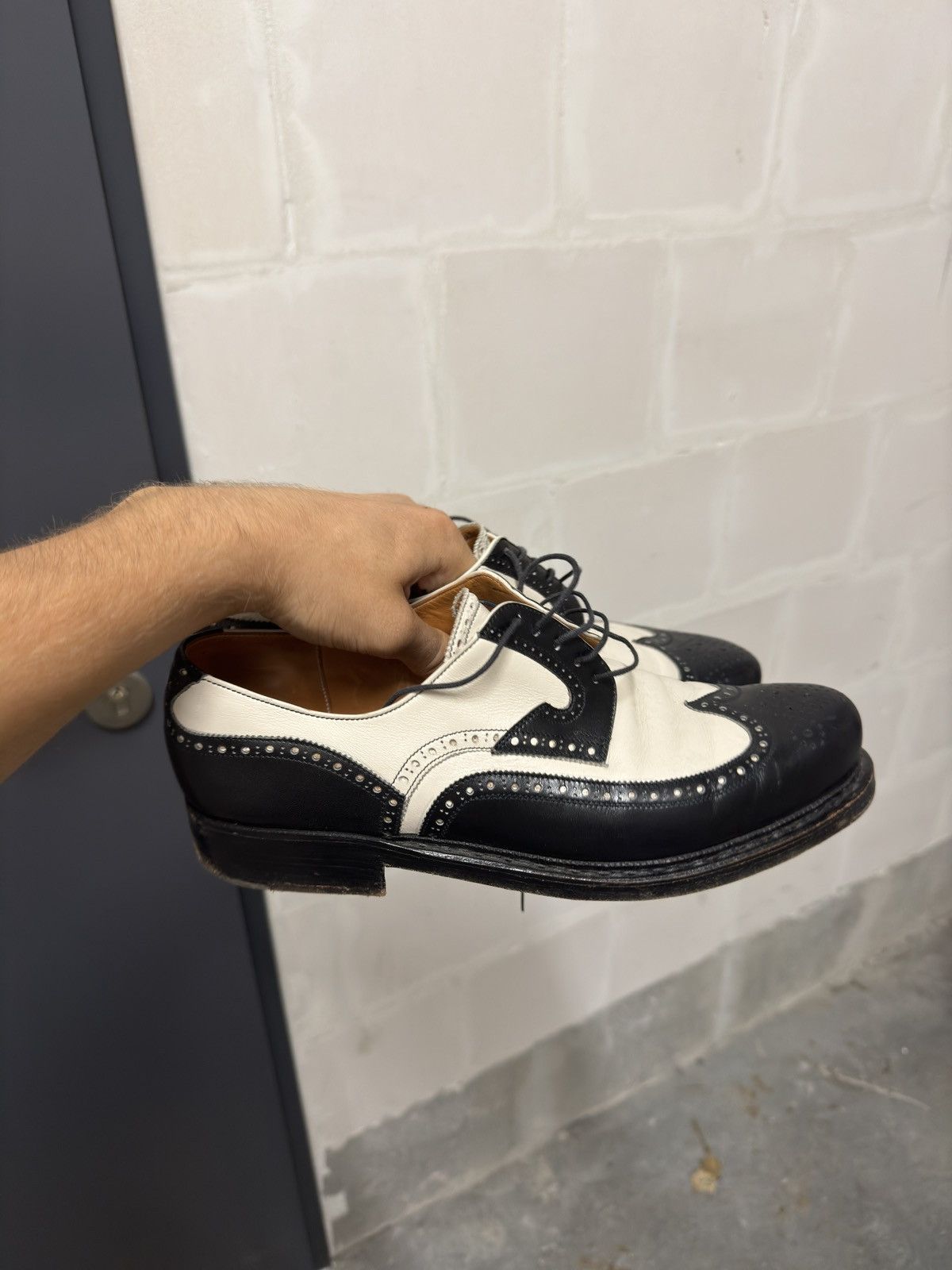 Vass Vass Budapest handmade derby leather boots shoes classic Size US 8.5 / EU 41-42 - 2 Thumbnail