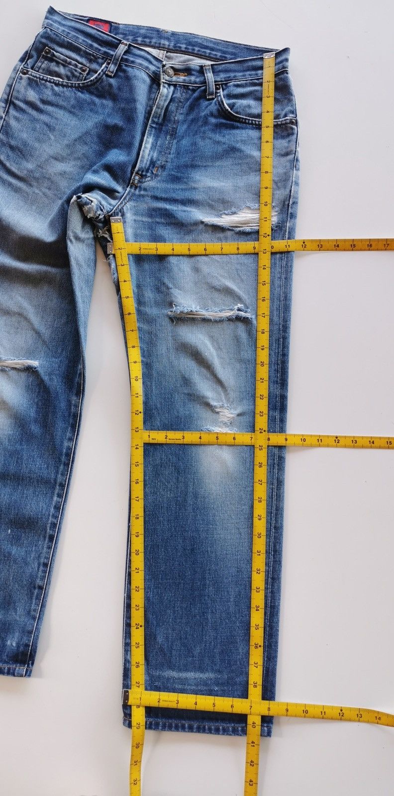Edwin Ripped Edwin 503 Denim Jeans Size US 32 / EU 48 - 11 Thumbnail