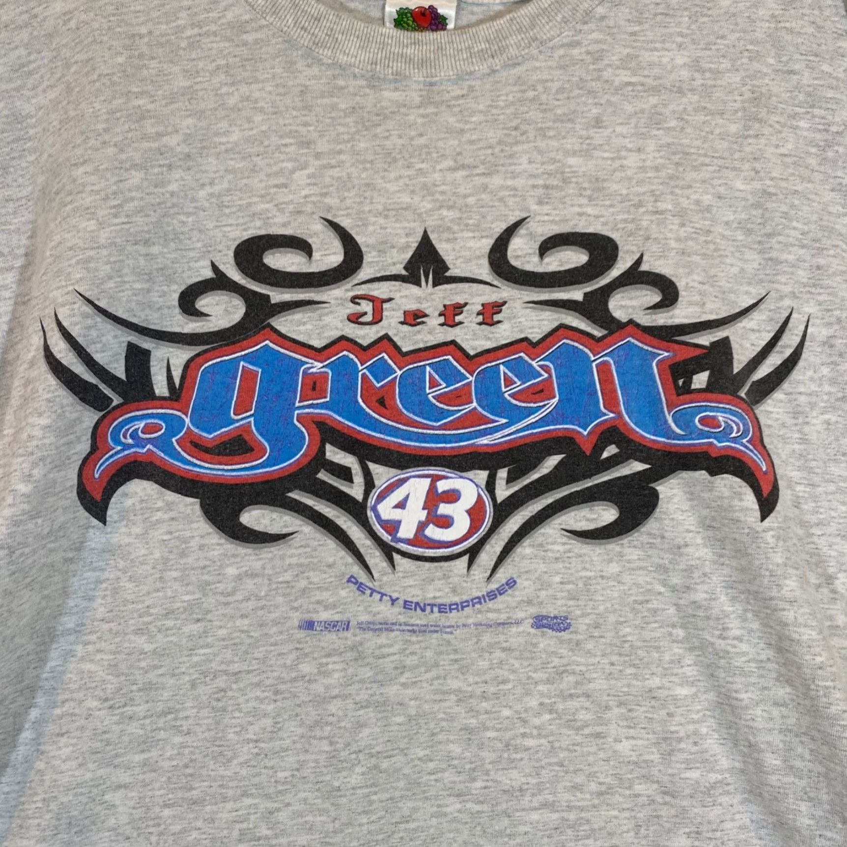 Fruit Of The Loom Richard Petty Shirt Mens 2XL Gray Nascar Tee Long Sleeve #43 FOTL Racing Top Shirt Mens 2XL Gray Nascar Tee Long Sleeve #43 FOTL Racing Top Size US XXL / EU 58 / 5 - 2 Thumbnail