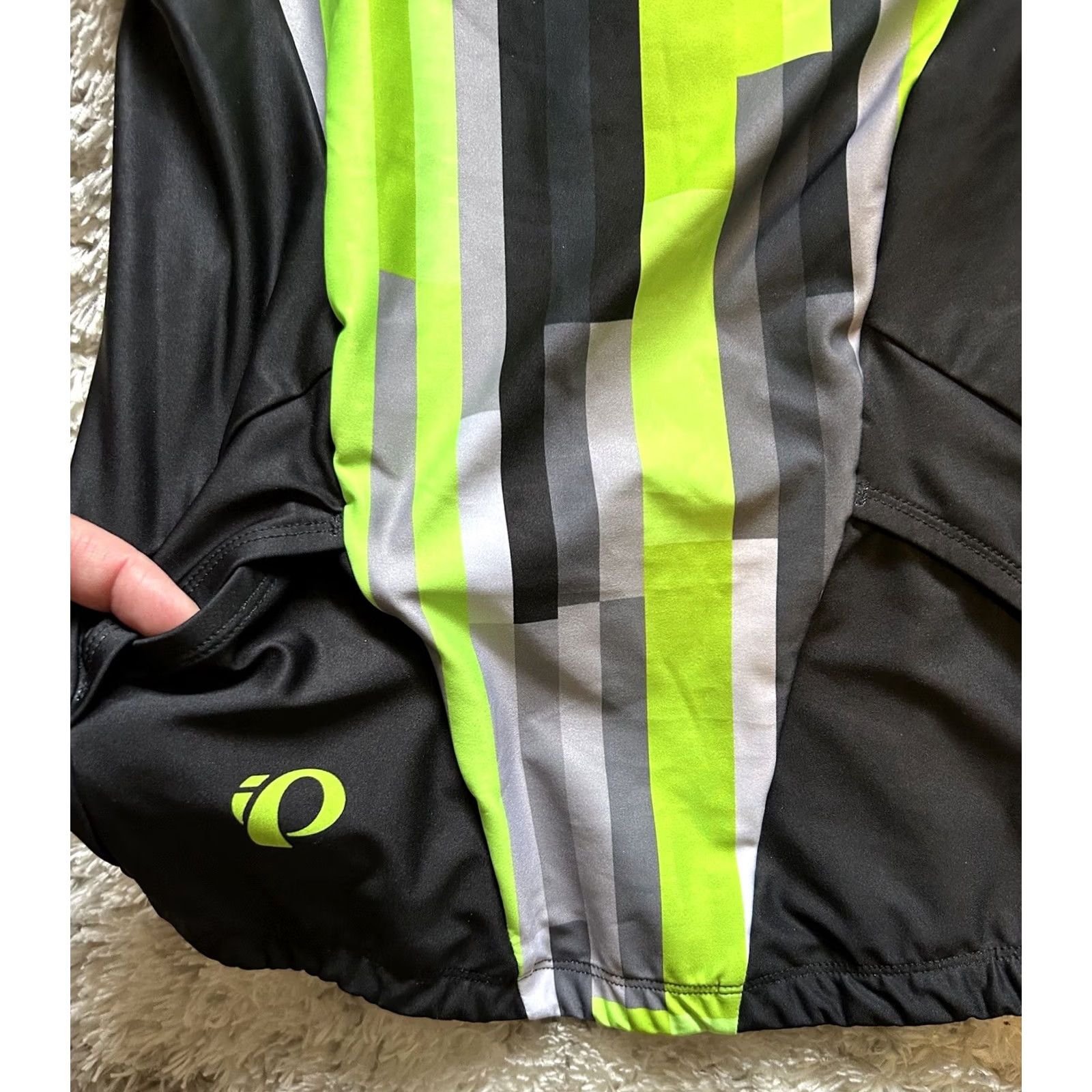 PEARL iZUMi Pearl Izumi Elite Pursuit Graphic Singlet Tank Men’s M Green Black Multicolor Activewear Shirt Size 40R - 5 Thumbnail