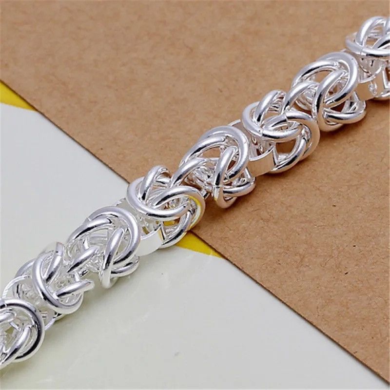 Jewelry Silver Cute Chain Bracelet Size ONE SIZE - 4 Thumbnail