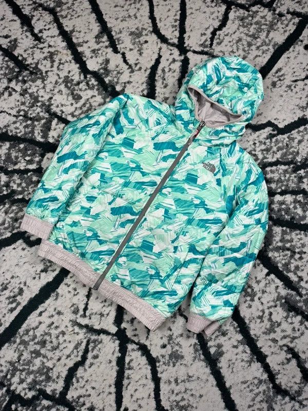 The North Face The North Face Reversible Down Jacket Gray Blue XS Size XS / US 0-2 / IT 36-38 - 2 Thumbnail