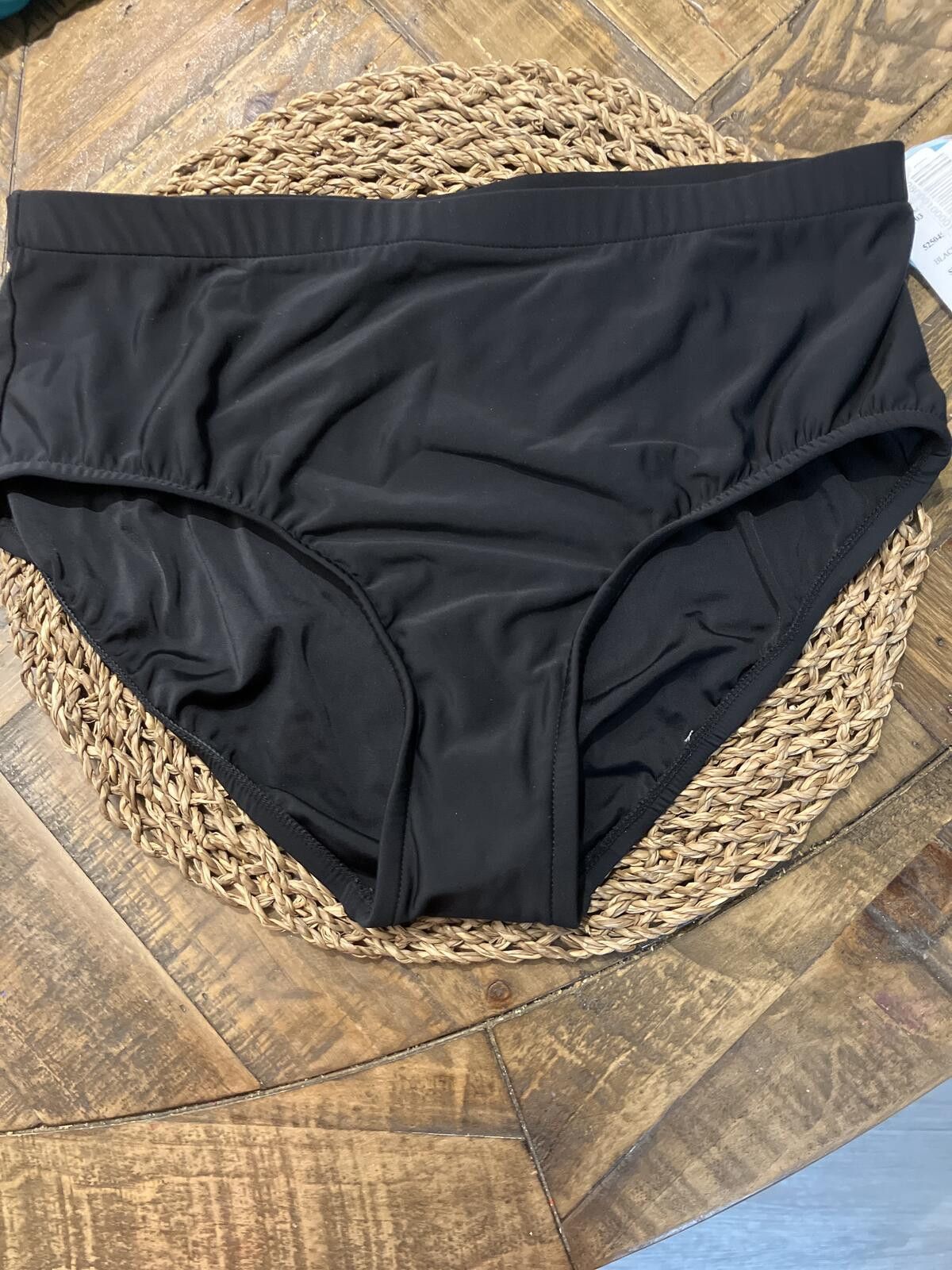 Other NWT Swim Solutions Black Tummy Control Bikini Bottoms Size ONE SIZE - 1 Thumbnail
