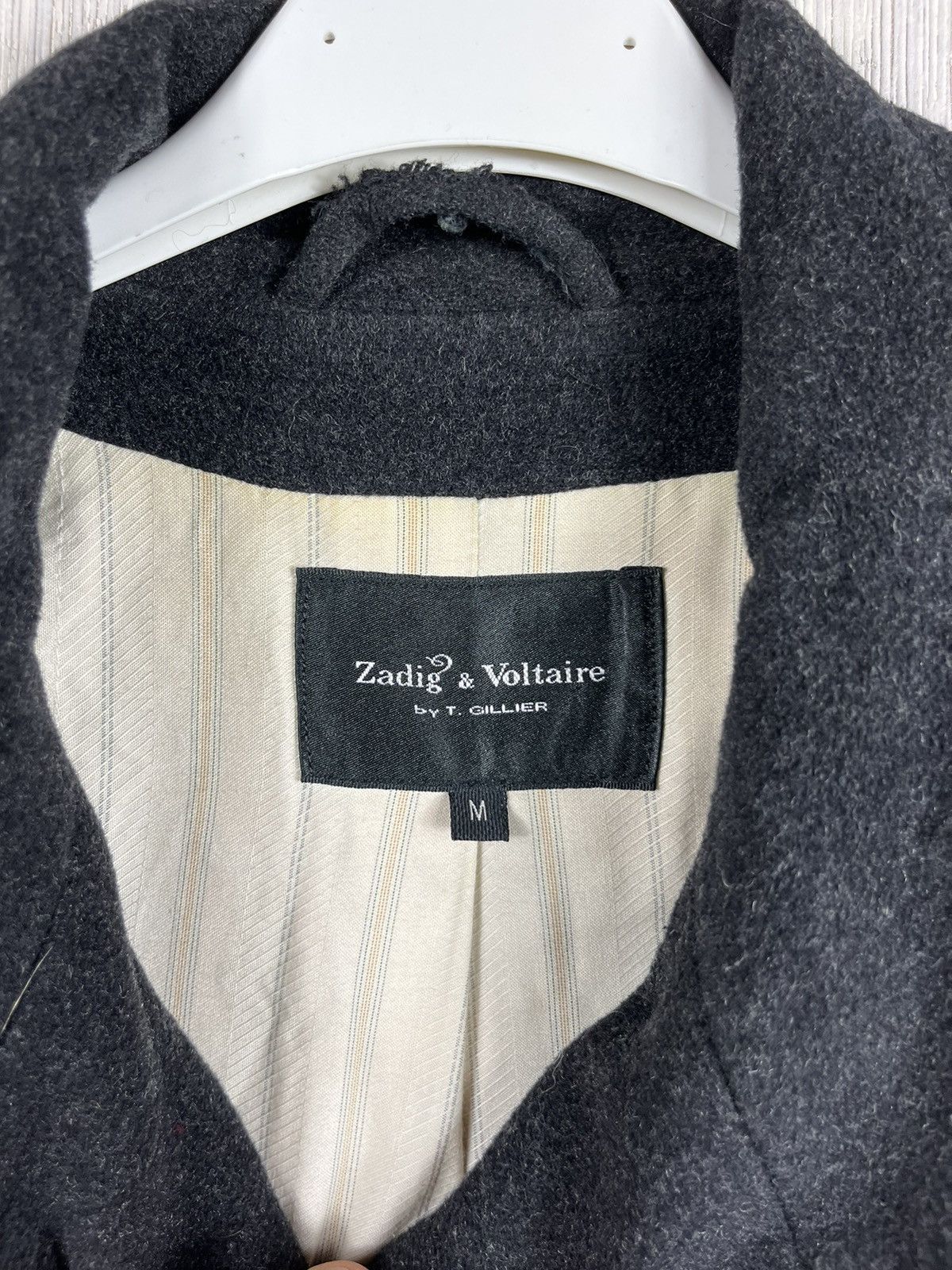 Designer × Zadig & Voltaire Zadig & Voltaire by T. Gillier double-breasted wool coat Size M / US 6-8 / IT 42-44 - 11 Thumbnail