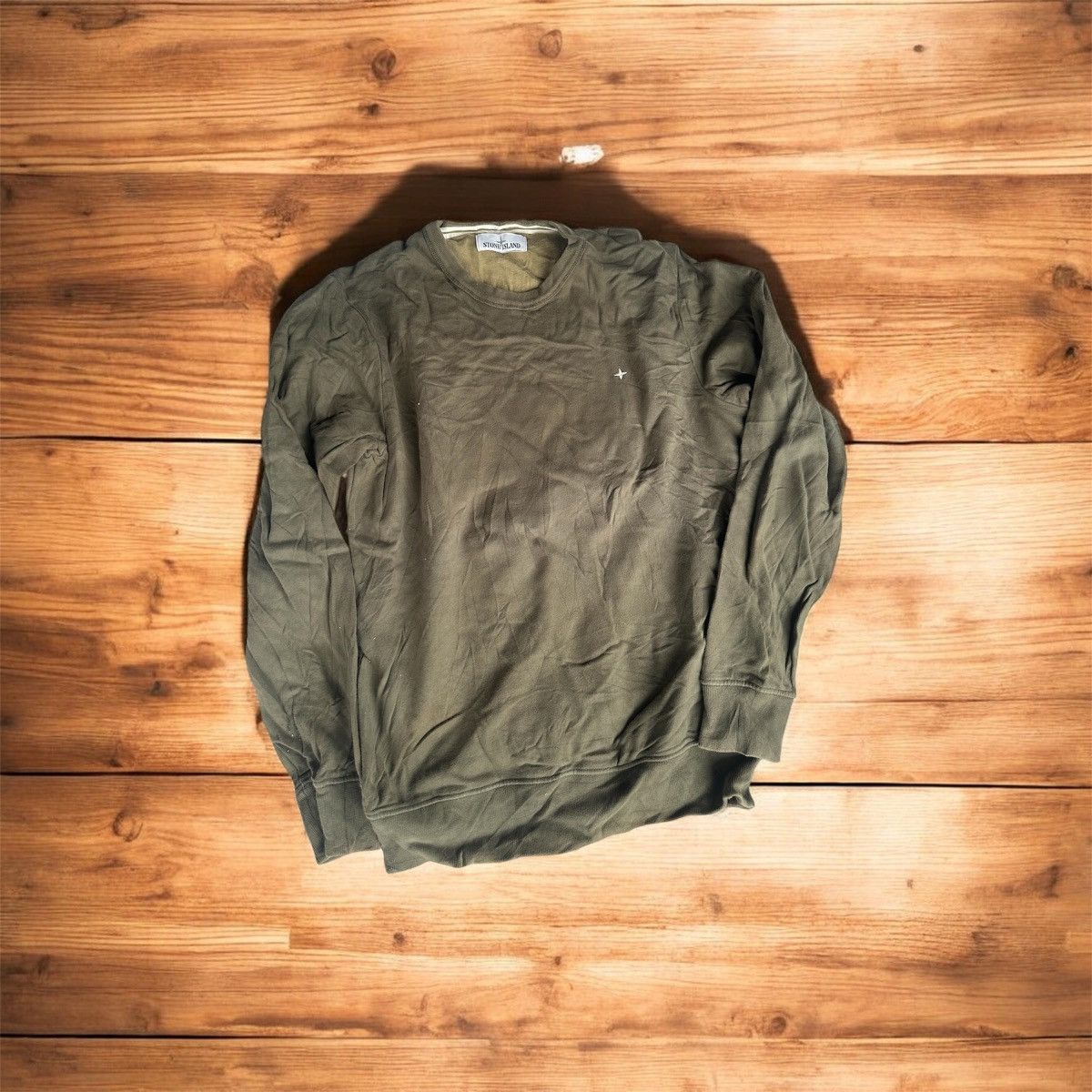 Stone Island Stone Island Crewneck Sweatshirt Olive Green Size US S / EU 44-46 / 1 - 1 Thumbnail