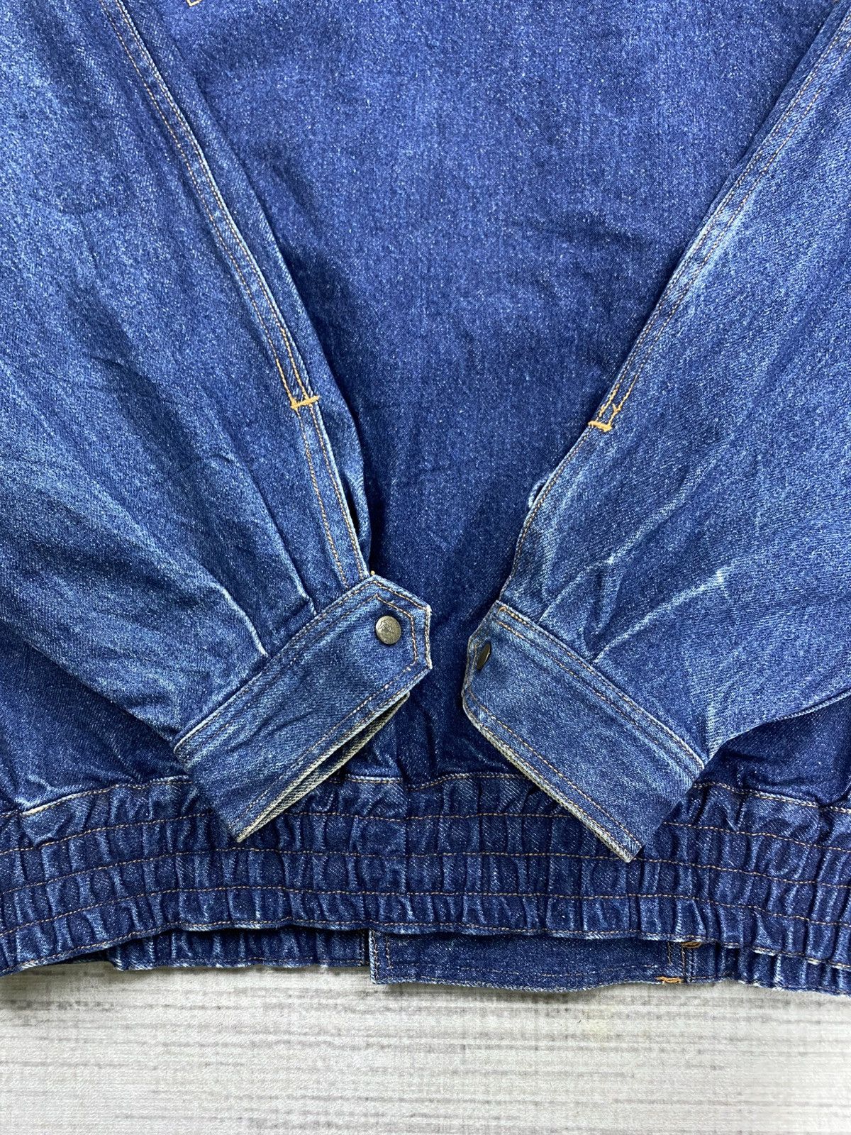 Trussardi Vintage Trussardi Rare Oversize Denim Blue Jacket Size US XL / EU 56 / 4 - 13 Thumbnail