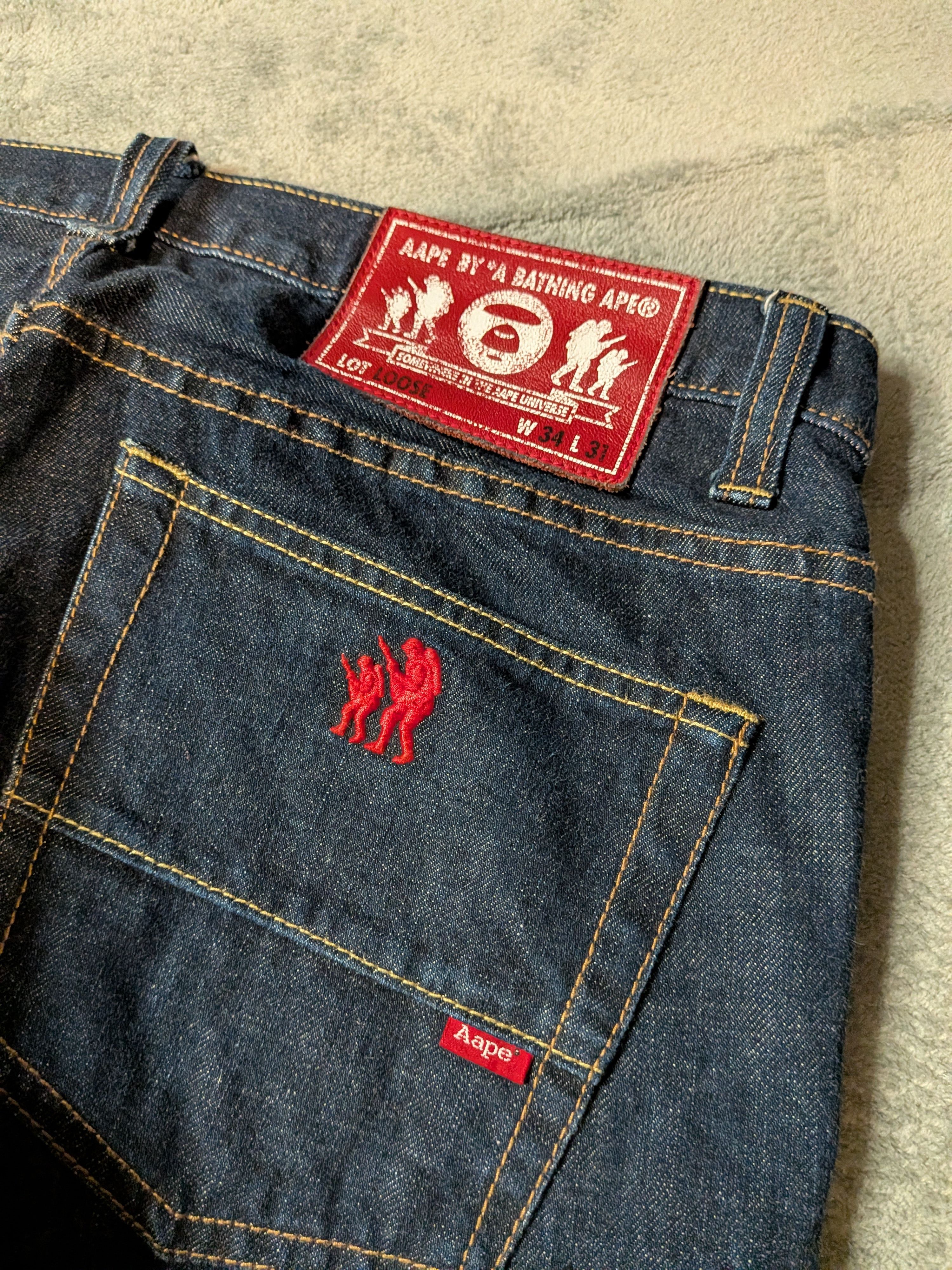 Aape Aape Denim Pants Size US 34 / EU 50 - 6 Thumbnail