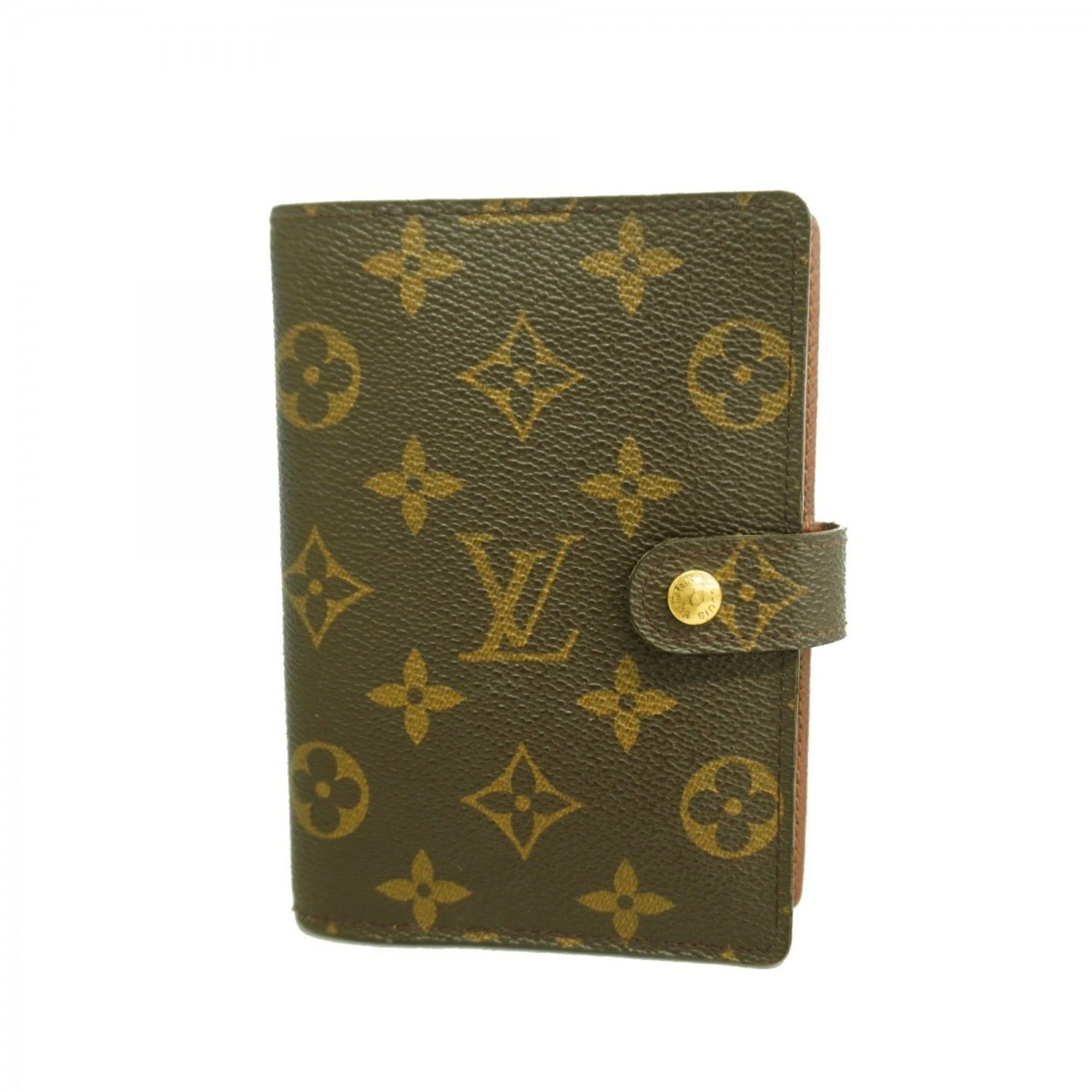 Louis Vuitton Monogram Agenda PM Planner Cover R20005 Brown for Men and Women