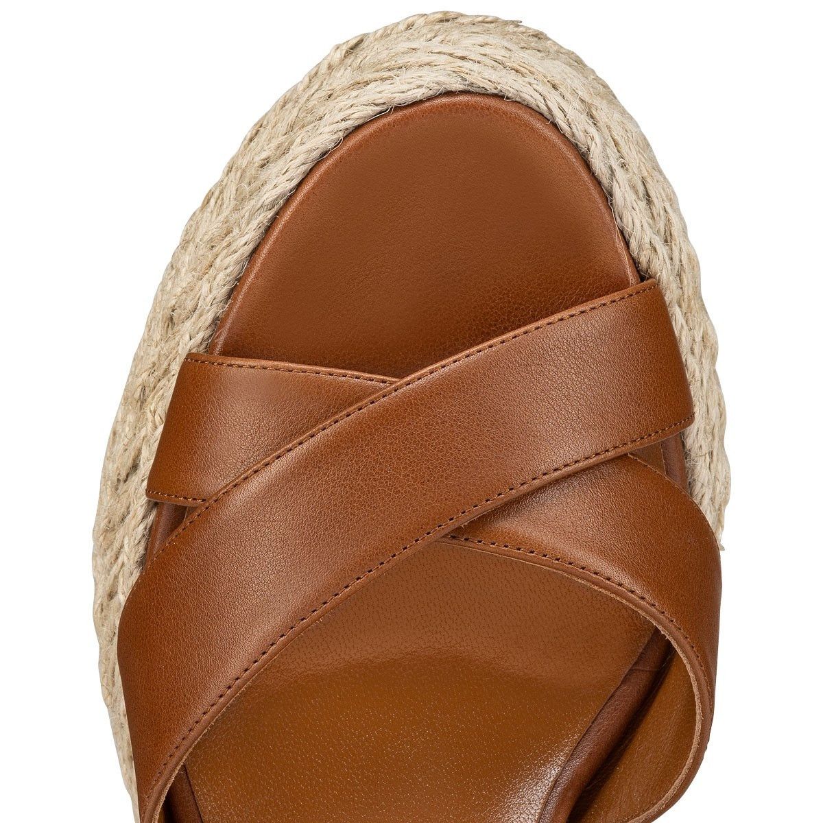 Christian Louboutin o1s1wg110325 Mariza Zeppa 130 Cuolo in Brown Size US 11 / IT 41 - 4 Thumbnail