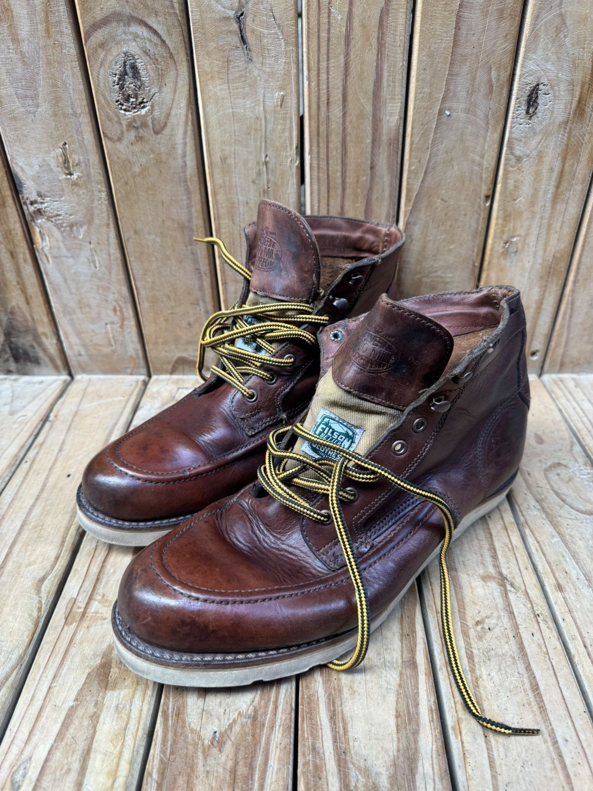 Wolverine Wolverine 1000 Miles x Filson brown leather boots UK 8 USA 9 Size US 9 / EU 42 - 22 Thumbnail