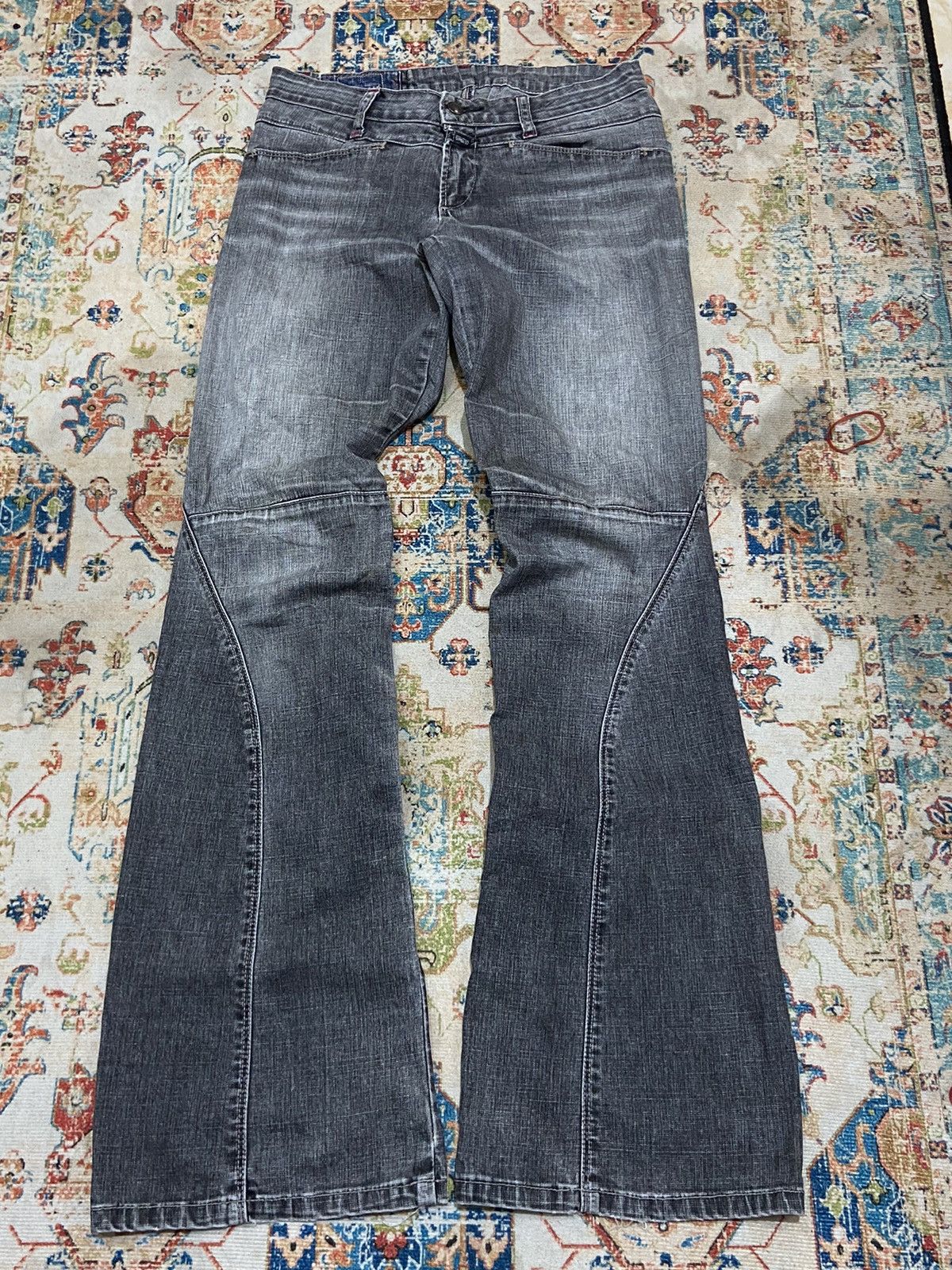 Marithe + Francois Girbaud Marithe Francois Girbaud Flared Stretch Denim Pants Size US 29 - 1 Thumbnail