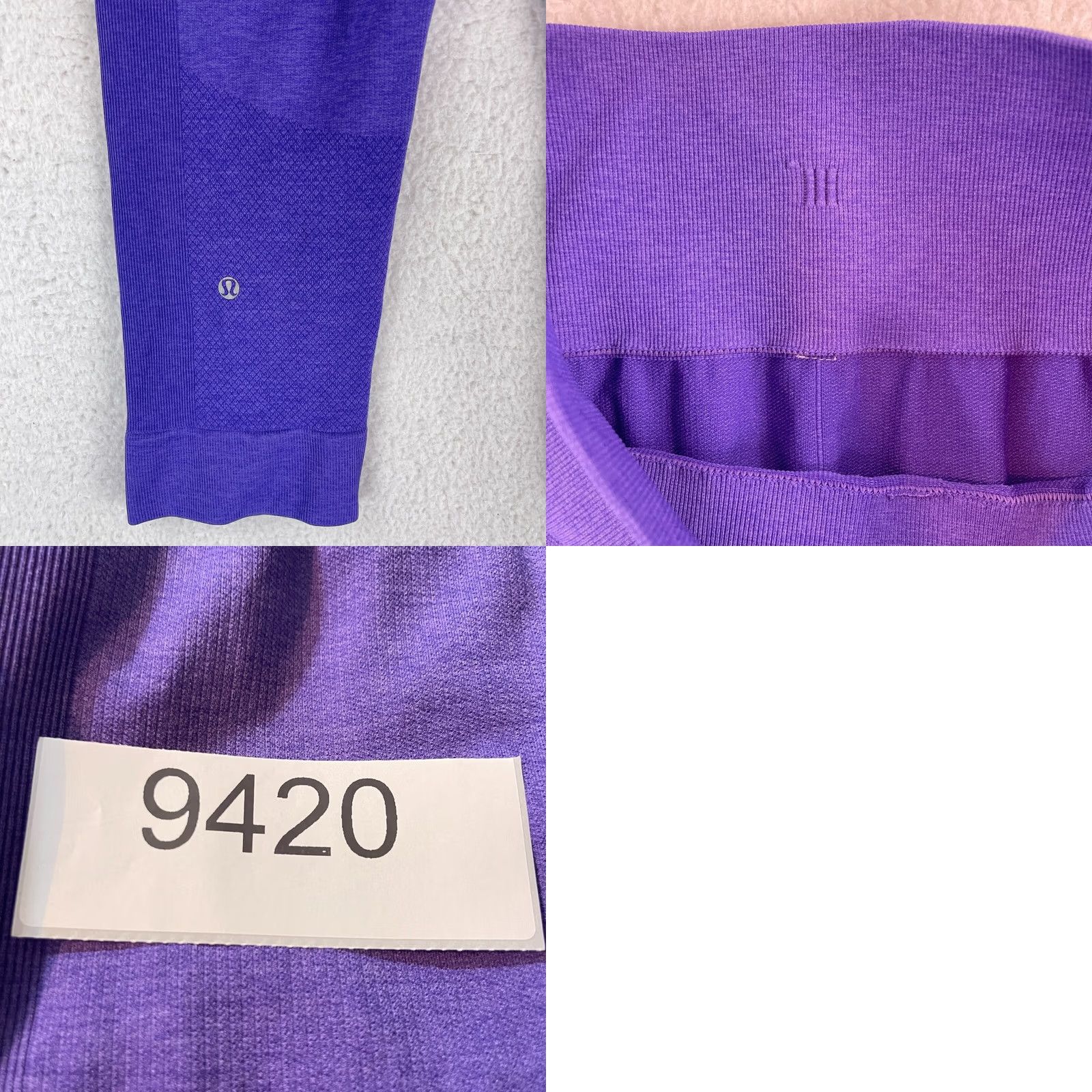 Lululemon Lululemon Seamless Street Crop Leggings Womens Size 8 Purple Athletic Yoga Gym Size 30" / US 8 / IT 44 - 9 Thumbnail