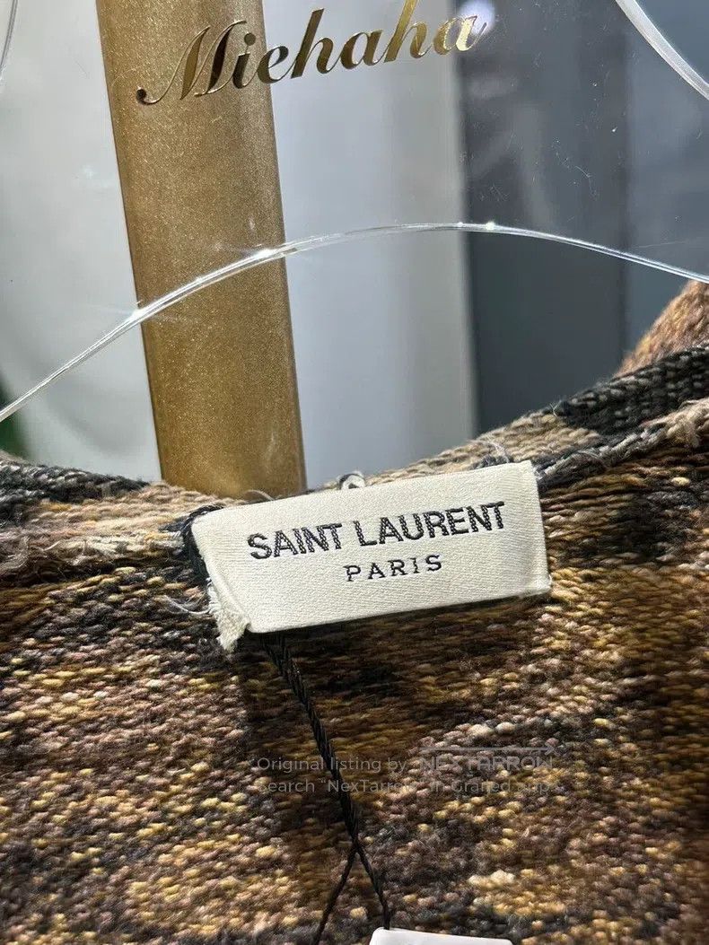 Saint Laurent Paris Saint Laurent Paris Leopard print woven jacket Size S / US 4 / IT 40 - 3 Thumbnail