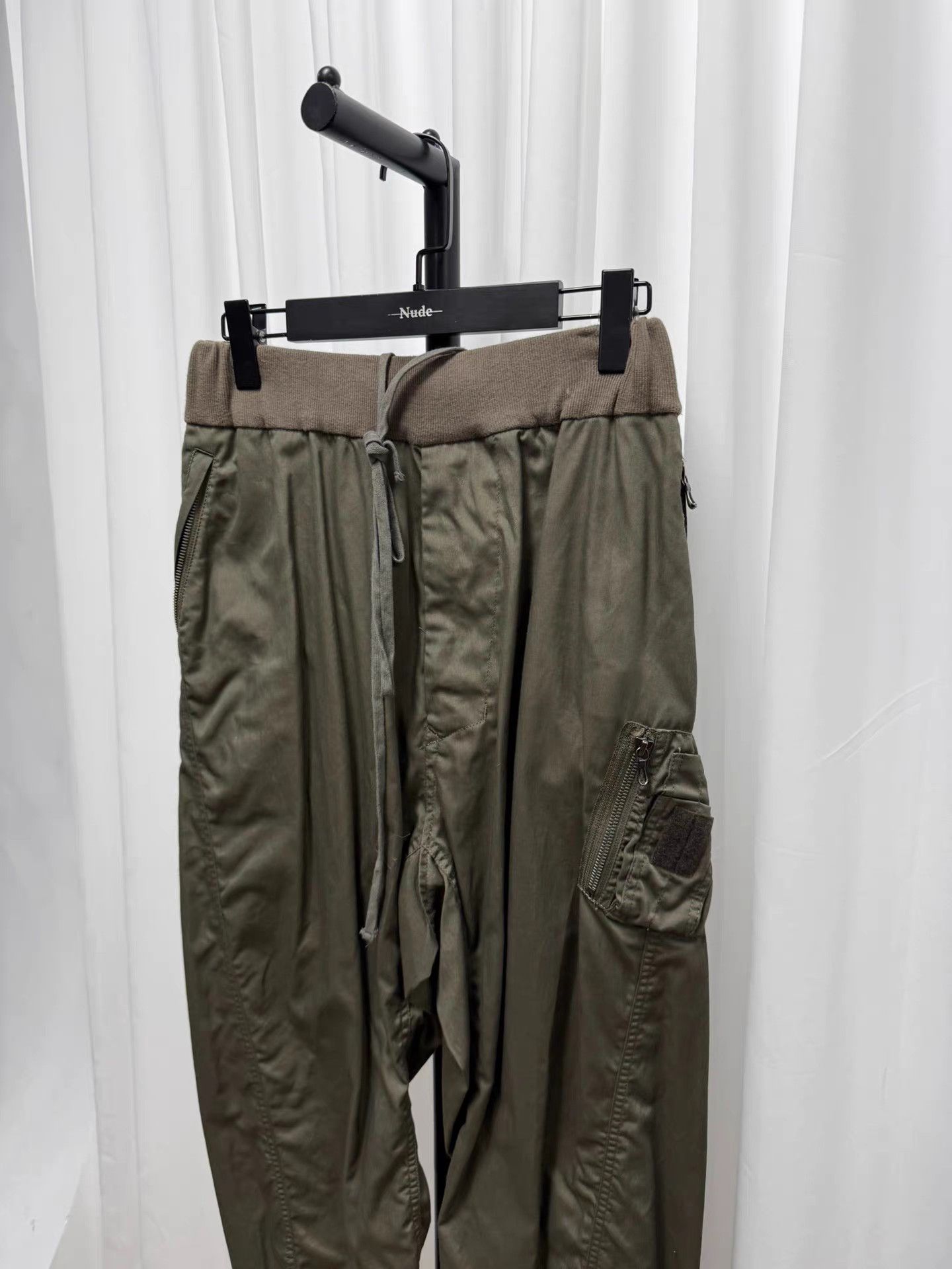 Julius Julius Metallic Nylon MA-1 Pants K20 Size US 29 - 2 Thumbnail