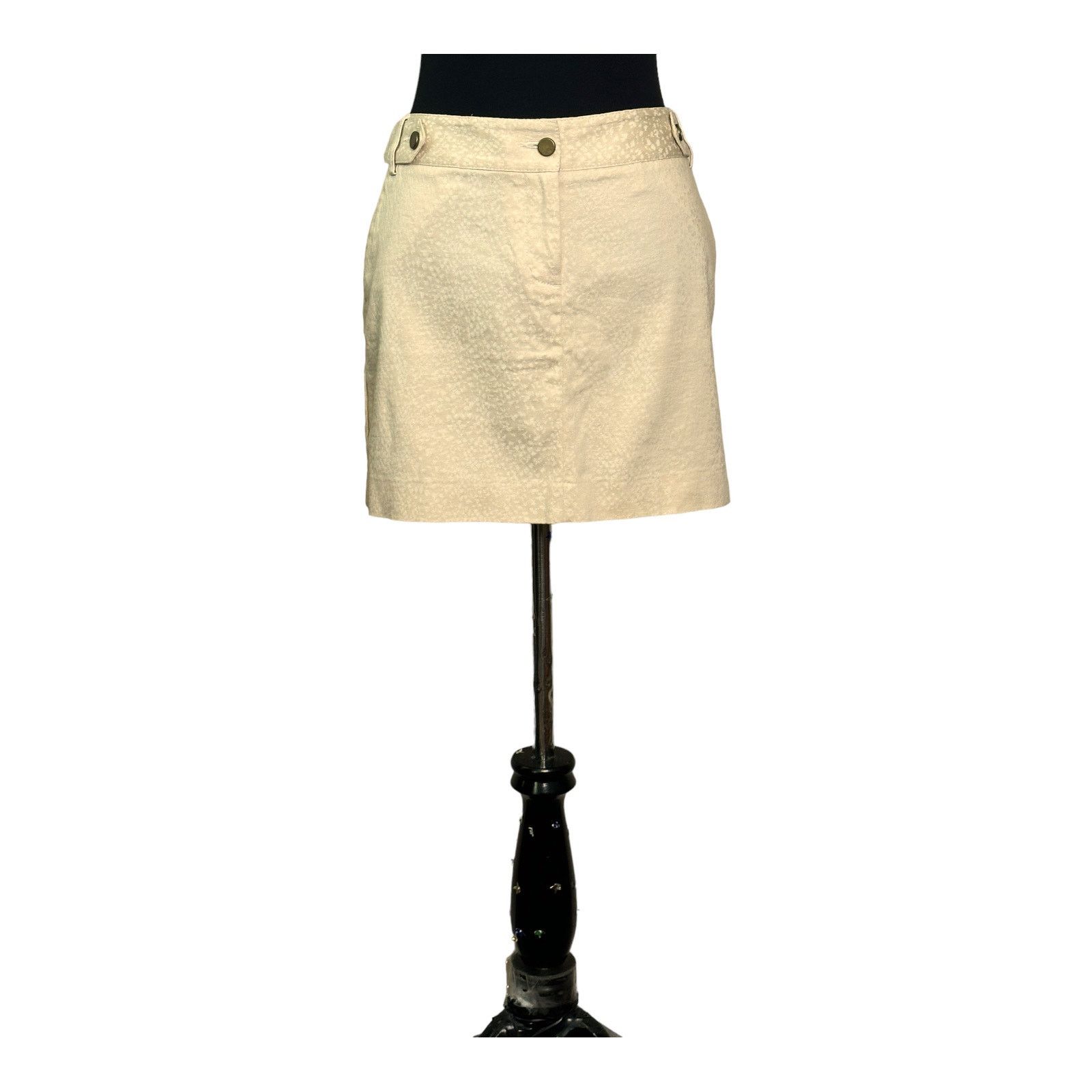Express Express Design Studio beige printed mini skirt size 6 Size 28" / US 6 / IT 42 - 7 Thumbnail