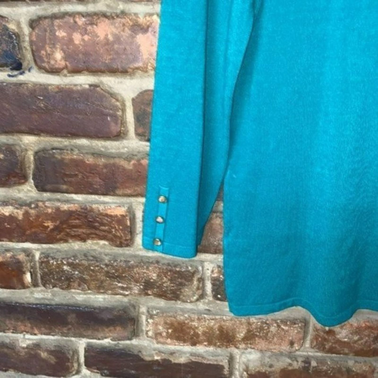Other Cable + Gauge Green Quarter Zip Pullover Sweater Size Medium Size M / US 6-8 / IT 42-44 - 7 Thumbnail