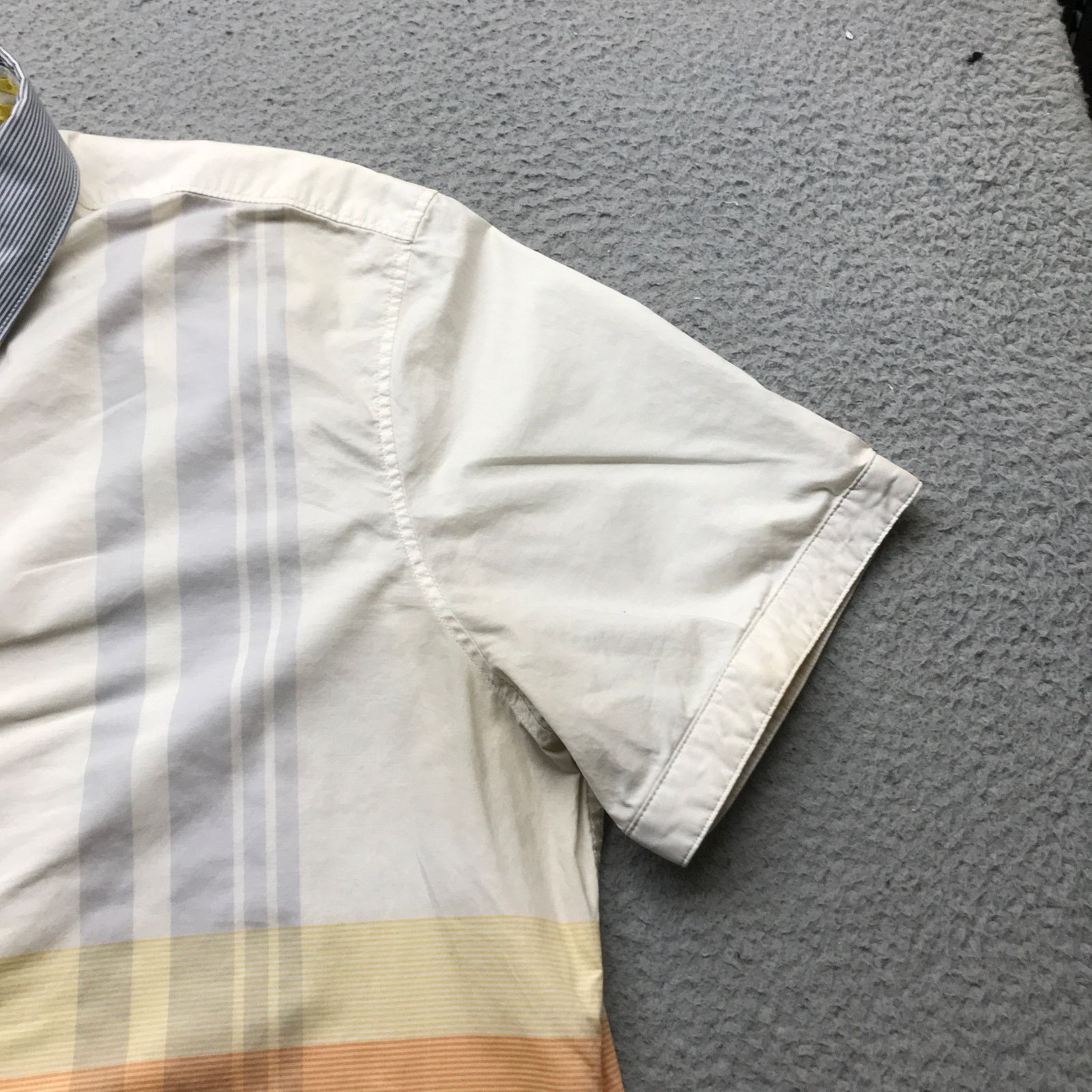 Robert Graham Robert Graham X Button Dress Shirt Men 2XL Gradient Stripe Size US XXL / EU 58 / 5 - 9 Thumbnail