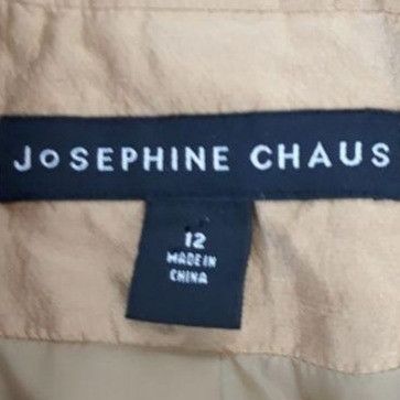 Vintage Vtg 90's Josephine Chaus Silk Boyfriend Blazer Sz 12 Metalli Size XL / US 12-14 / IT 48-50 - 2 Thumbnail