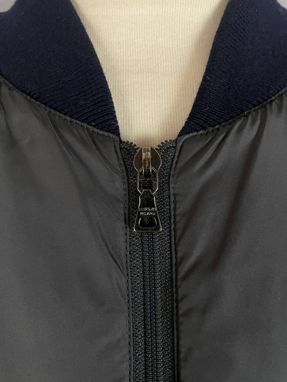 Prada Prada Nylon Jacket Zip Grey Trench Size US L / EU 52-54 / 3 - 4 Thumbnail