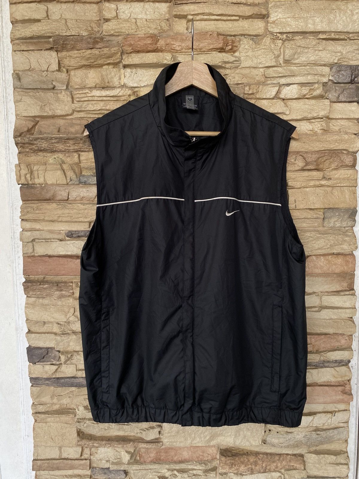 Nike NIKE GOLF Vintage Nylon Vest (Poly) Swoosh Tech Y2K Size US M / EU 48-50 / 2 - 2 Thumbnail