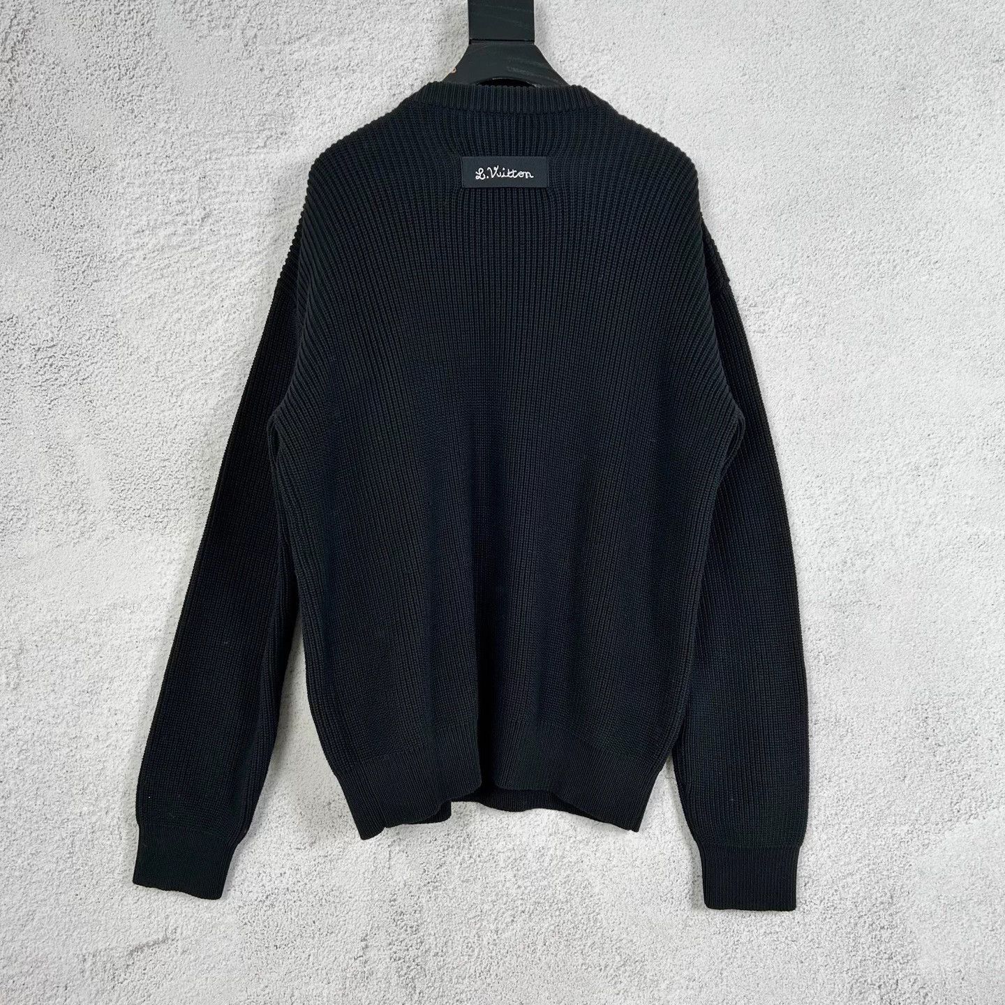 Louis Vuitton LV teddy with long-sleeve knit sweater black S Size US S / EU 44-46 / 1 - 2 Thumbnail