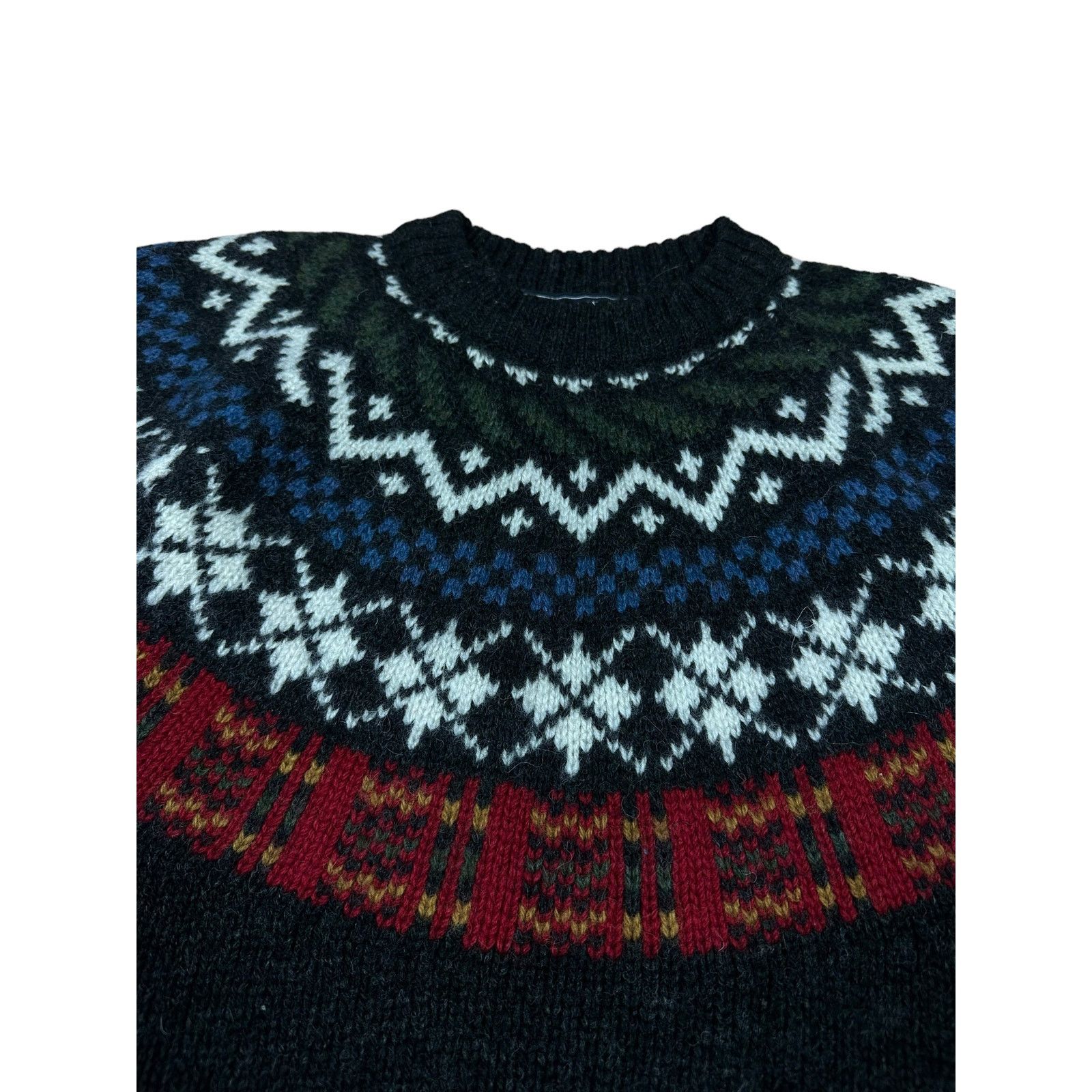 Jean Paul Gaultier Jean Paul Country Vintage Wool Sweater Size US L / EU 52-54 / 3 - 3 Thumbnail