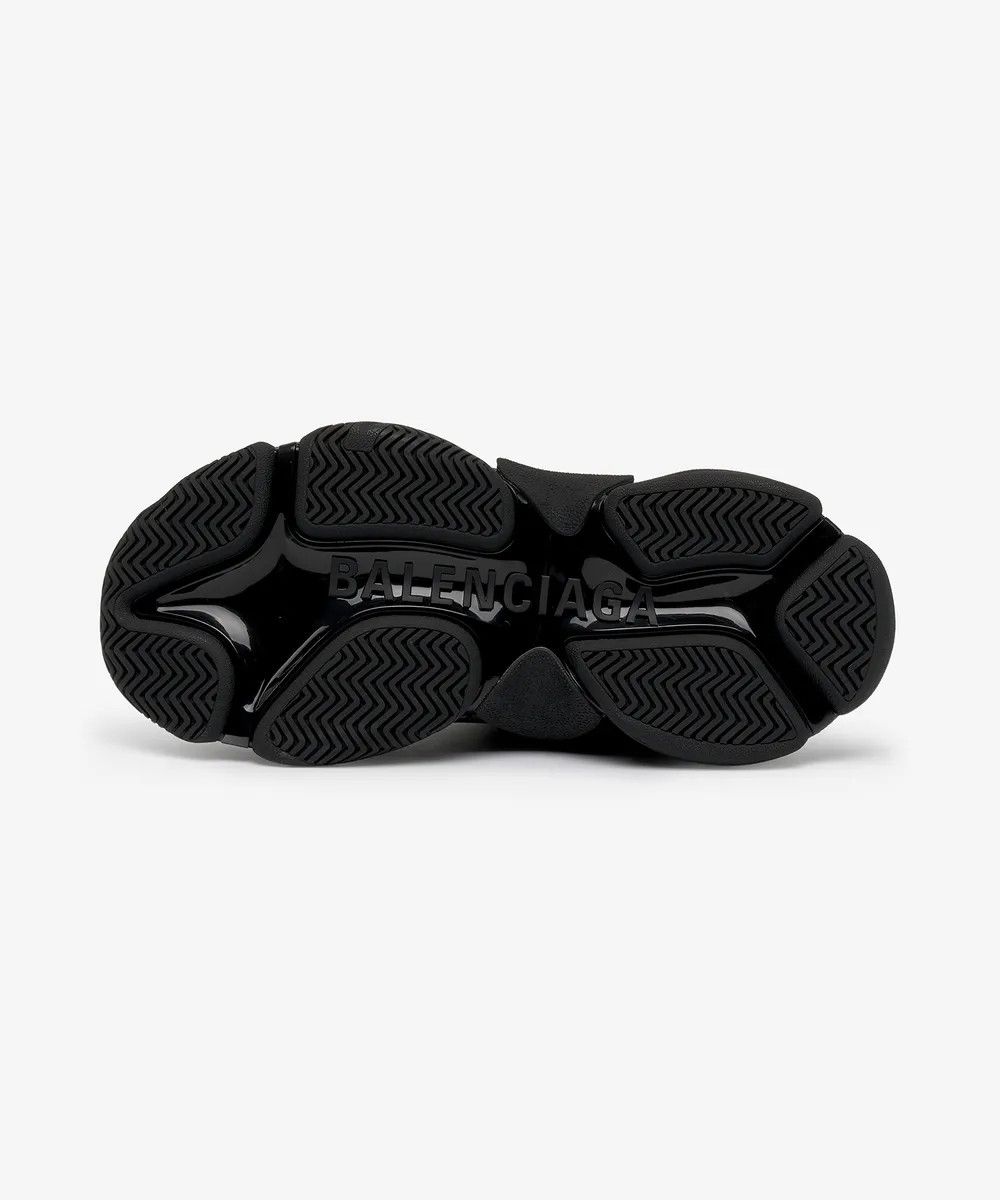 Balenciaga o1mt1gz0325 Triple S Sneakers Allover Logo in Black Size US 7 / IT 37 - 4 Thumbnail