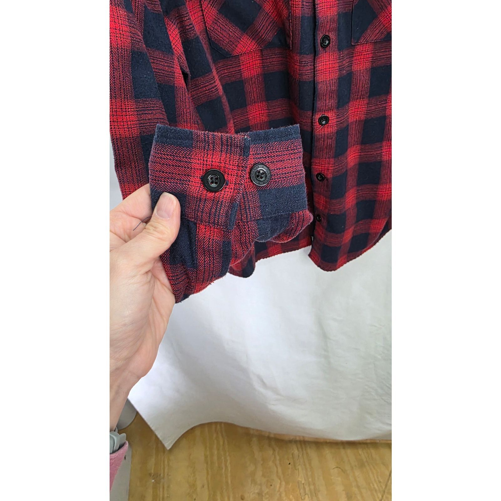 Other 509 Red & Navy Plaid Basecamp Long Sleeve Flannel XL Size US XL / EU 56 / 4 - 8 Thumbnail