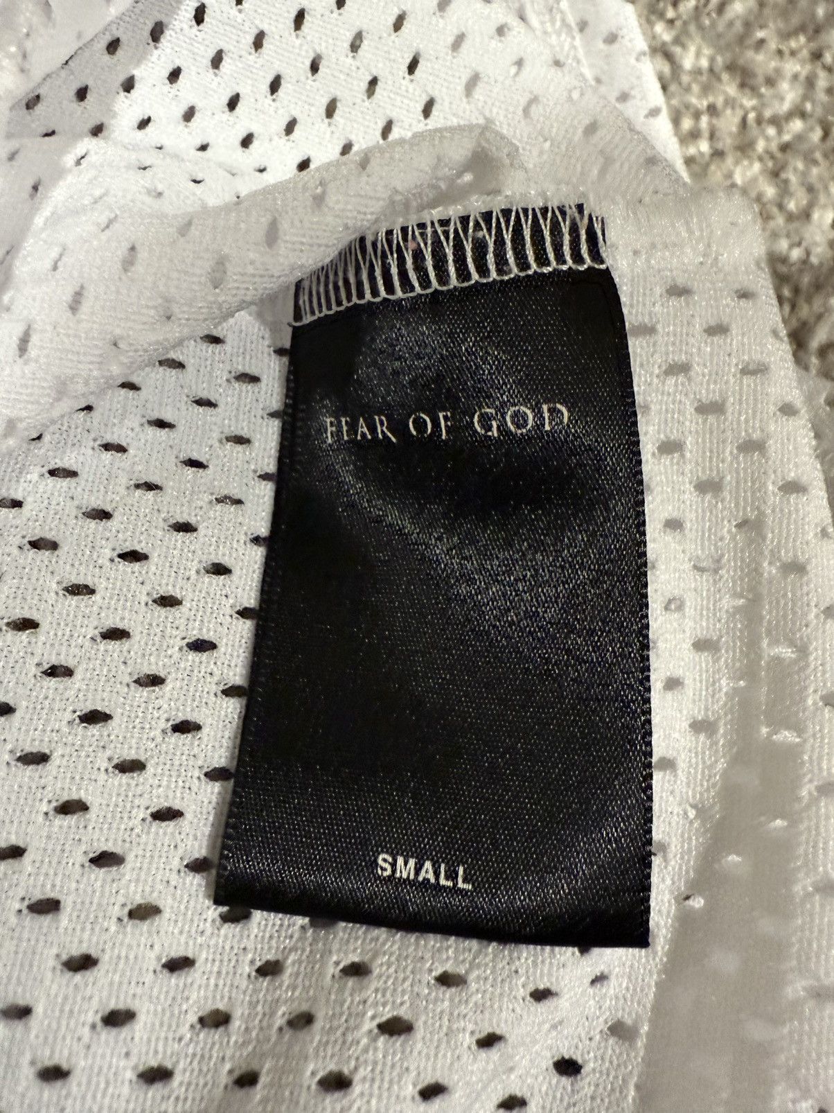 Fear of God White Mesh Tank Fifth Collection Size US S / EU 44-46 / 1 - 3 Thumbnail