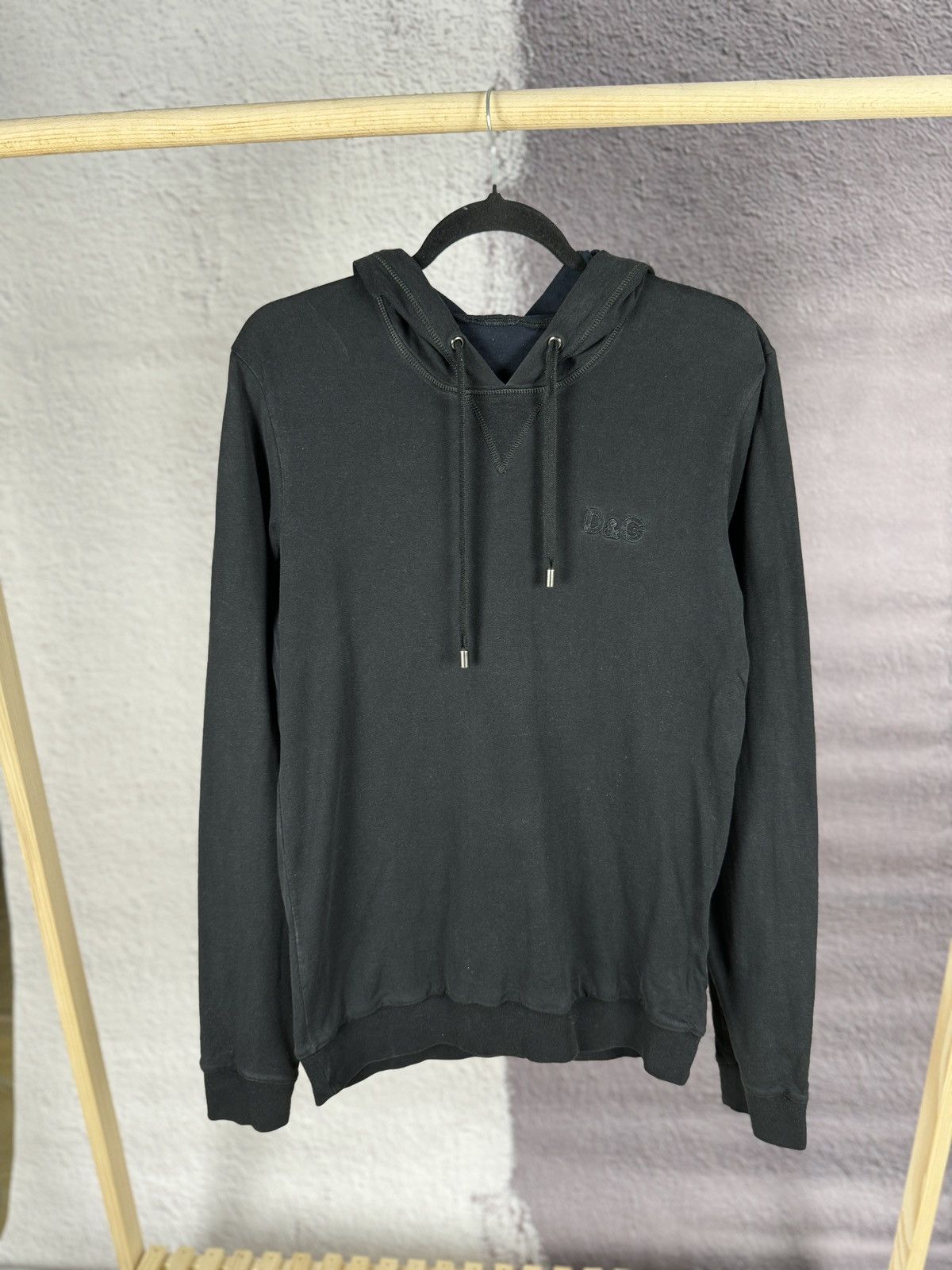 Dolce & Gabbana Dolce & Gabbana reversible black/navy hoodie embroidery logo Size US S / EU 44-46 / 1 - 2 Thumbnail