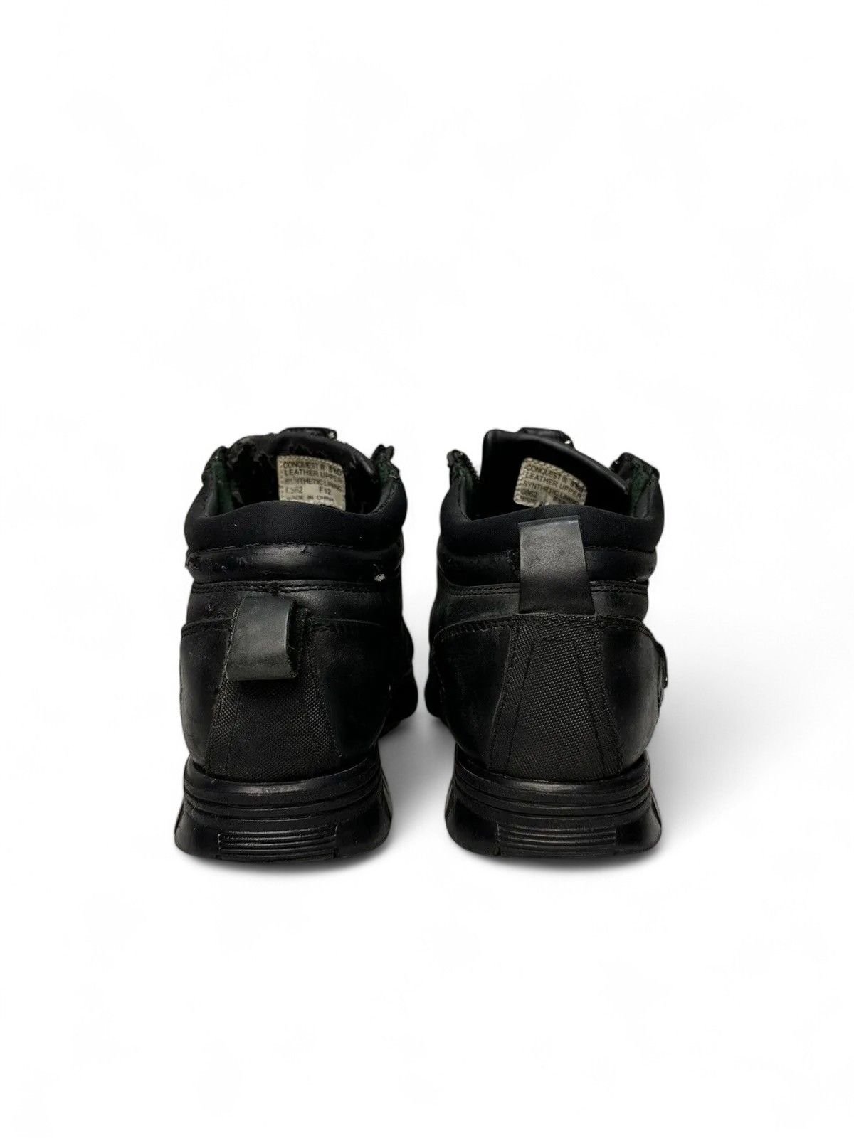 RRL Ralph Lauren Vintage Polo Ralph Lauren Black Tech Zip Leather Shoes Y2K Size US 8.5 / EU 41-42 - 7 Thumbnail