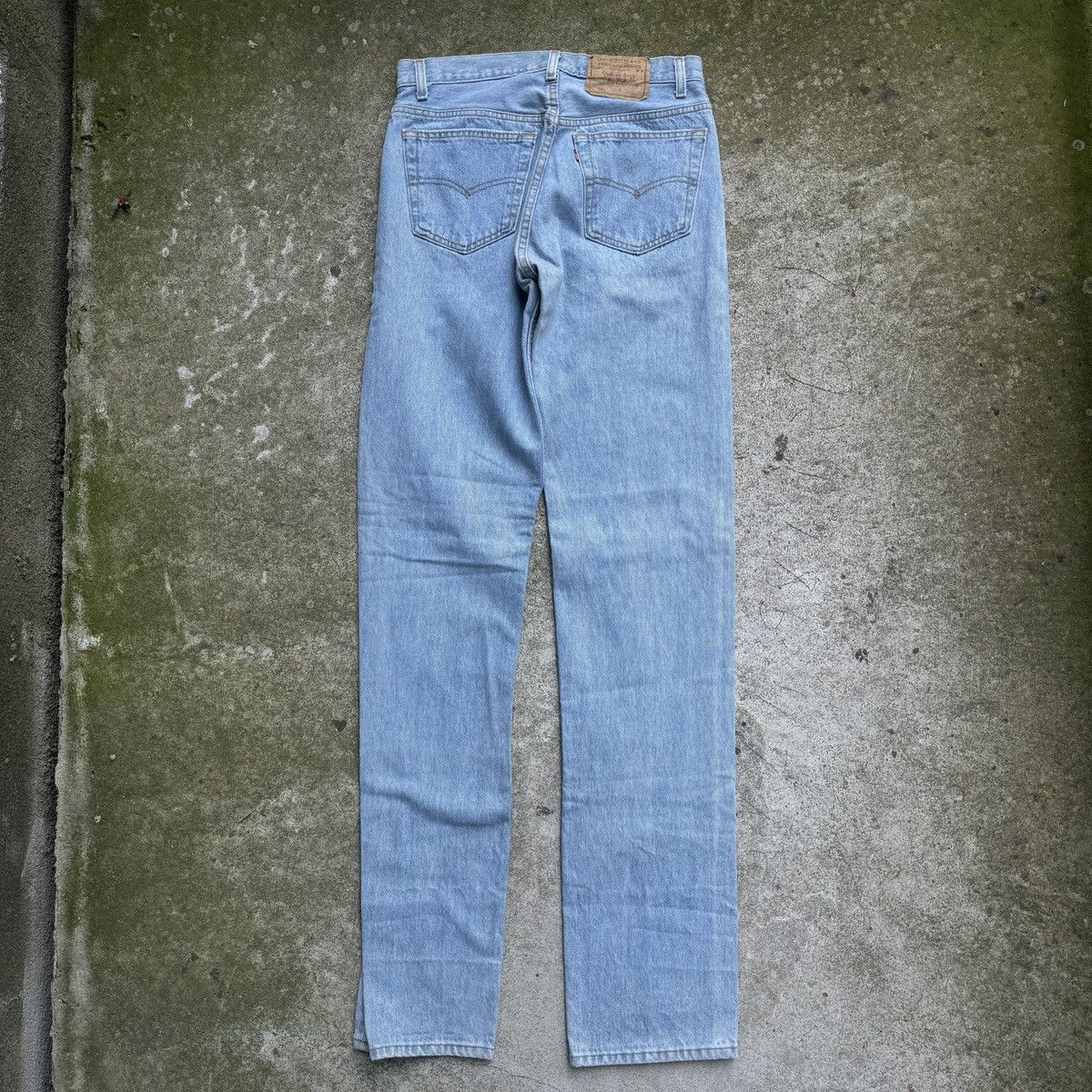 Levi's Vintage 90s Levi's 501 Light Wash Jeans 31x38 Size US 31 - 2 Thumbnail