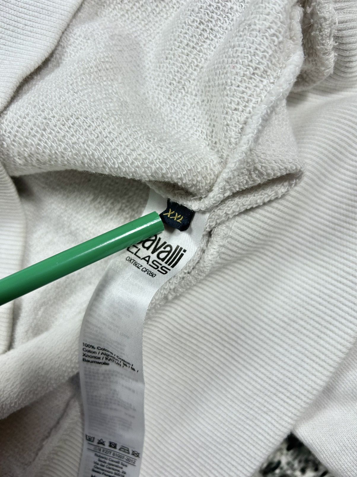 Cavalli Class Cavalli hoodie Class big logo white gold Milano Roberto Size US M / EU 48-50 / 2 - 5 Thumbnail