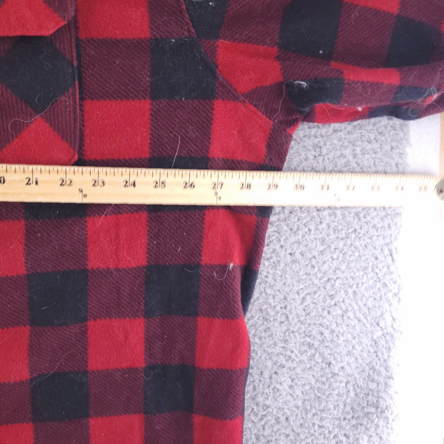 Wrangler Wrangler Shirt Mens 3XL Red Black Polyester Flannel Work Casual Warm Checks Long Sleeve Button-Up Multicolor Mens Size US XXL / EU 58 / 5 - 4 Thumbnail