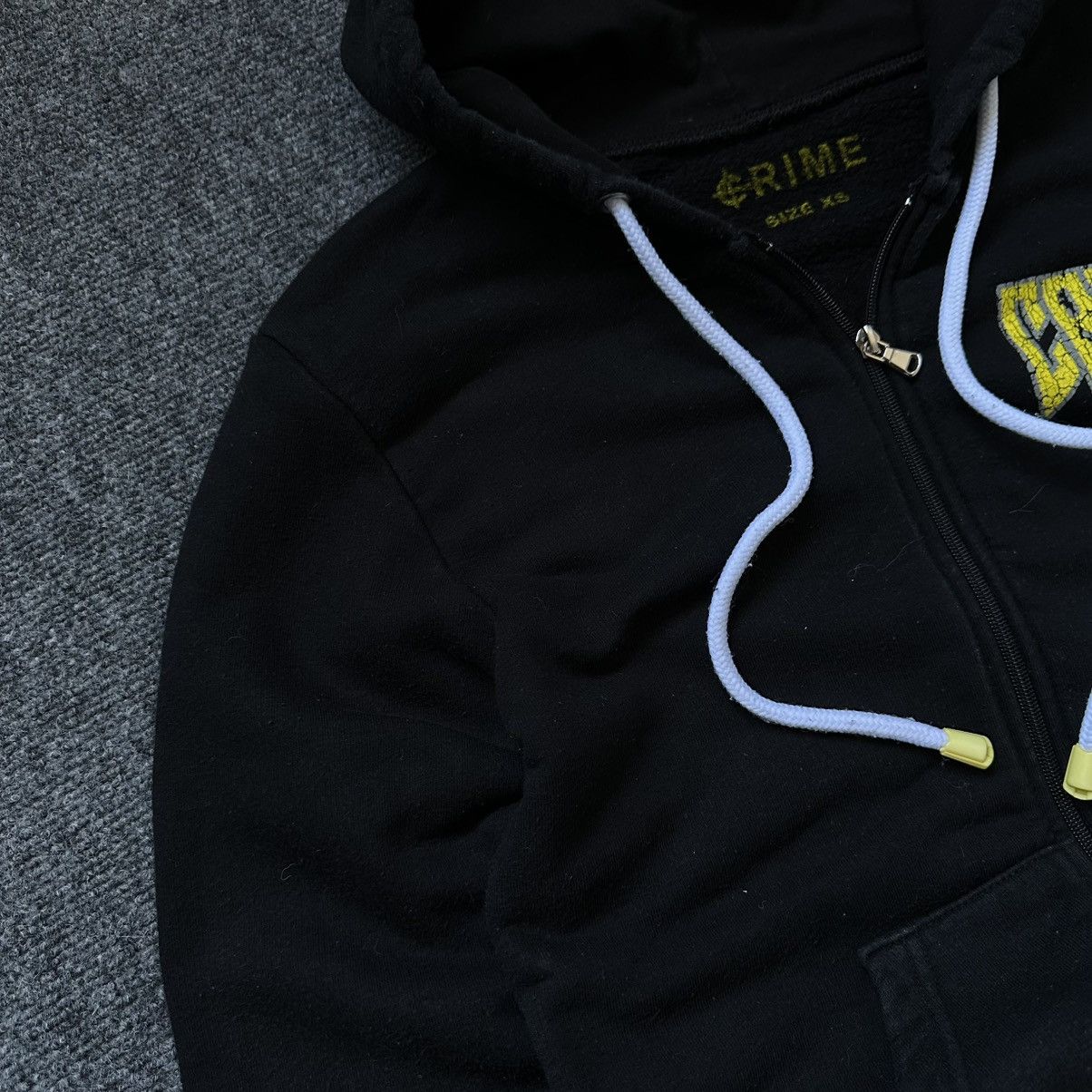 Crime London VTG Hooligan Style Crime Zip Hoodie Size Xs Japan 00s USA Size US XS / EU 42 / 0 - 10 Thumbnail