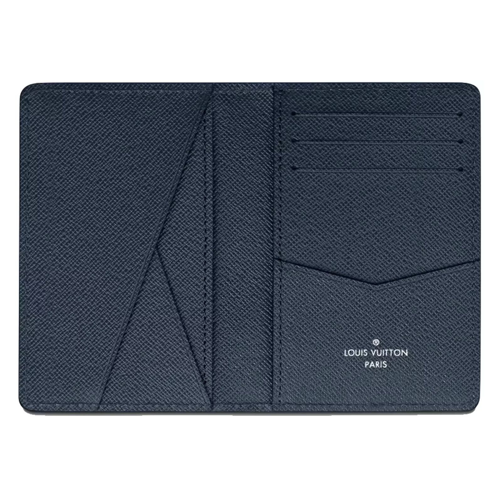 Louis Vuitton Louis Vuitton Leather Blue Stripe Pocket Organizer Wallet Size ONE SIZE - 6 Thumbnail