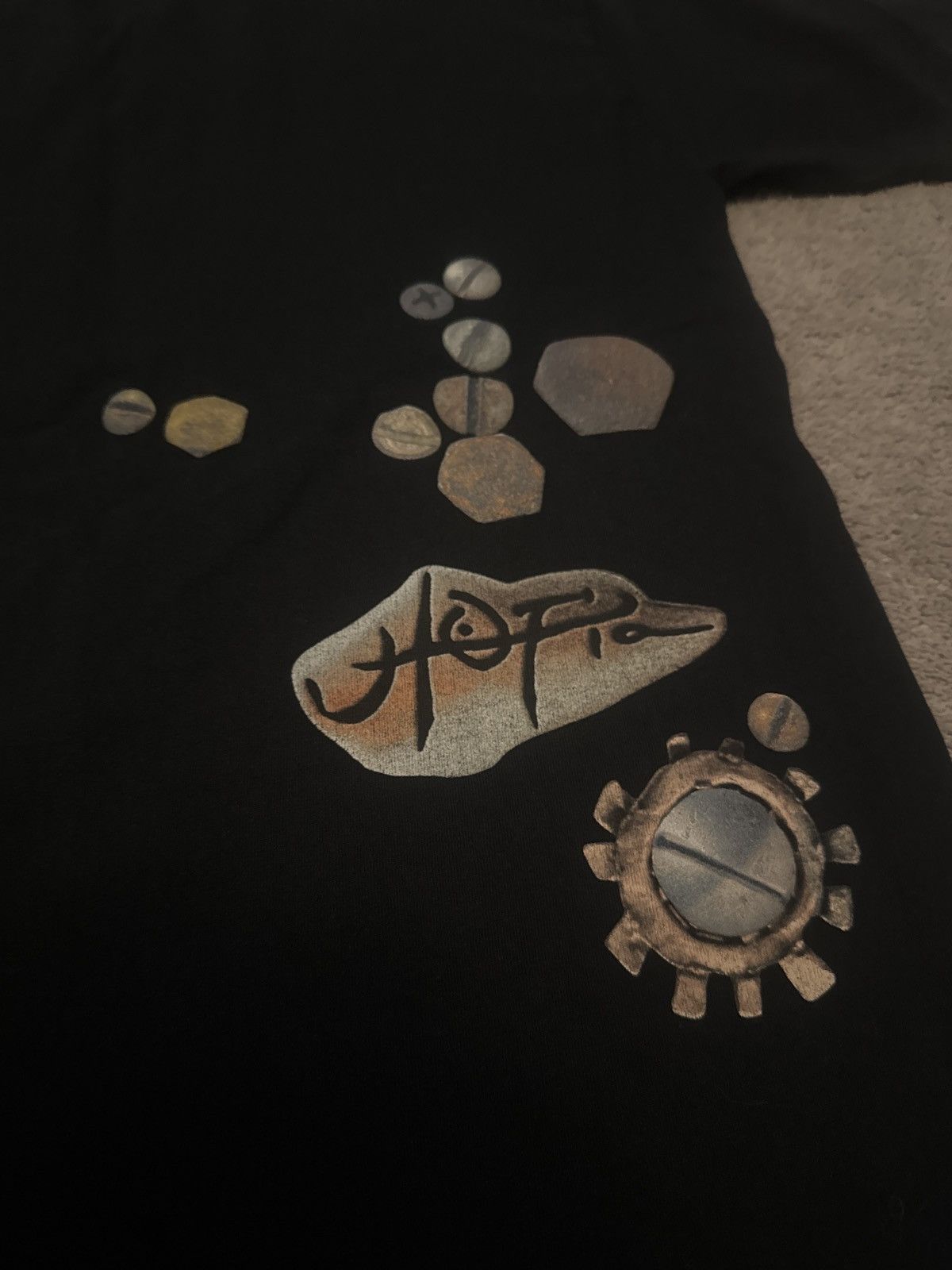 Travis Scott Rare Travis Scott Utopia B5 Tee Black Medium Size US M / EU 48-50 / 2 - 2 Thumbnail