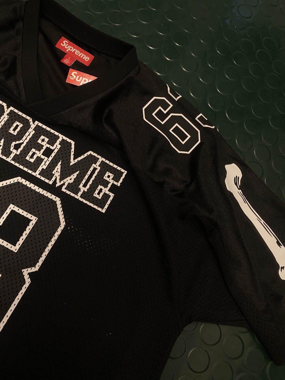 Supreme Supreme Bones Football Jersey Black Size US L / EU 52-54 / 3 - 5 Thumbnail