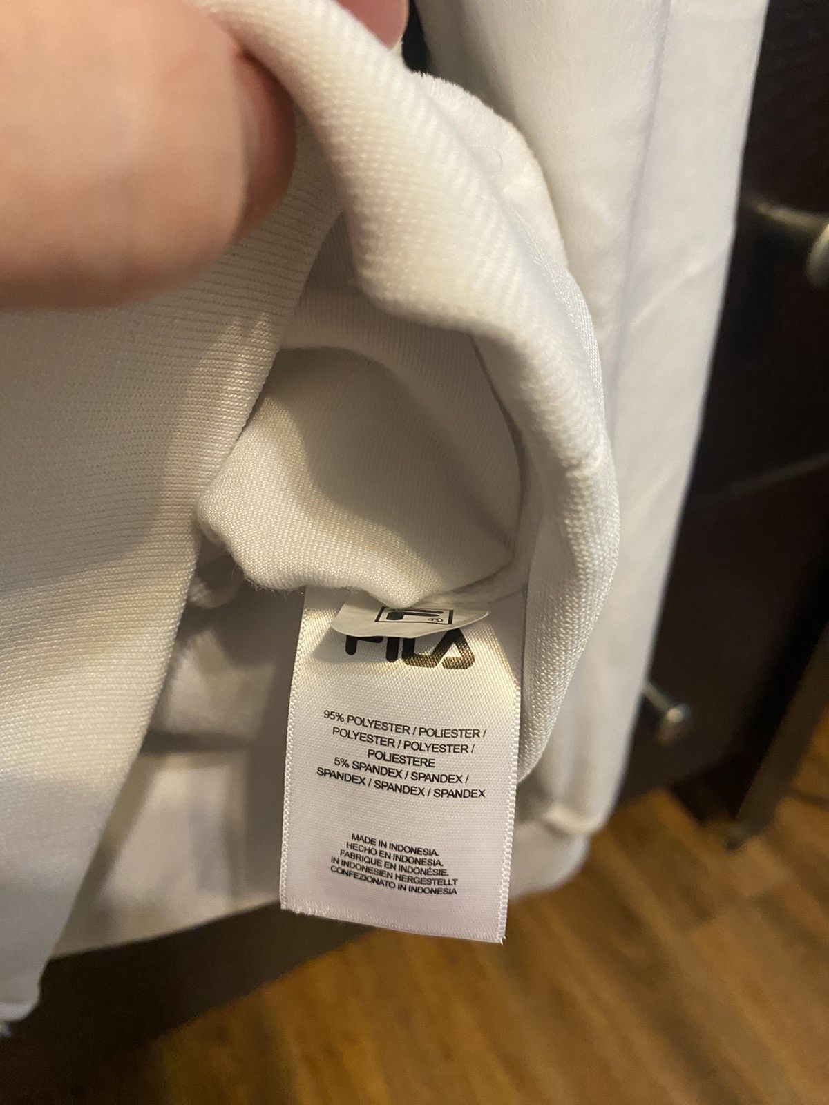 Fila Fila white and green velvet zip up Size US L / EU 52-54 / 3 - 5 Thumbnail