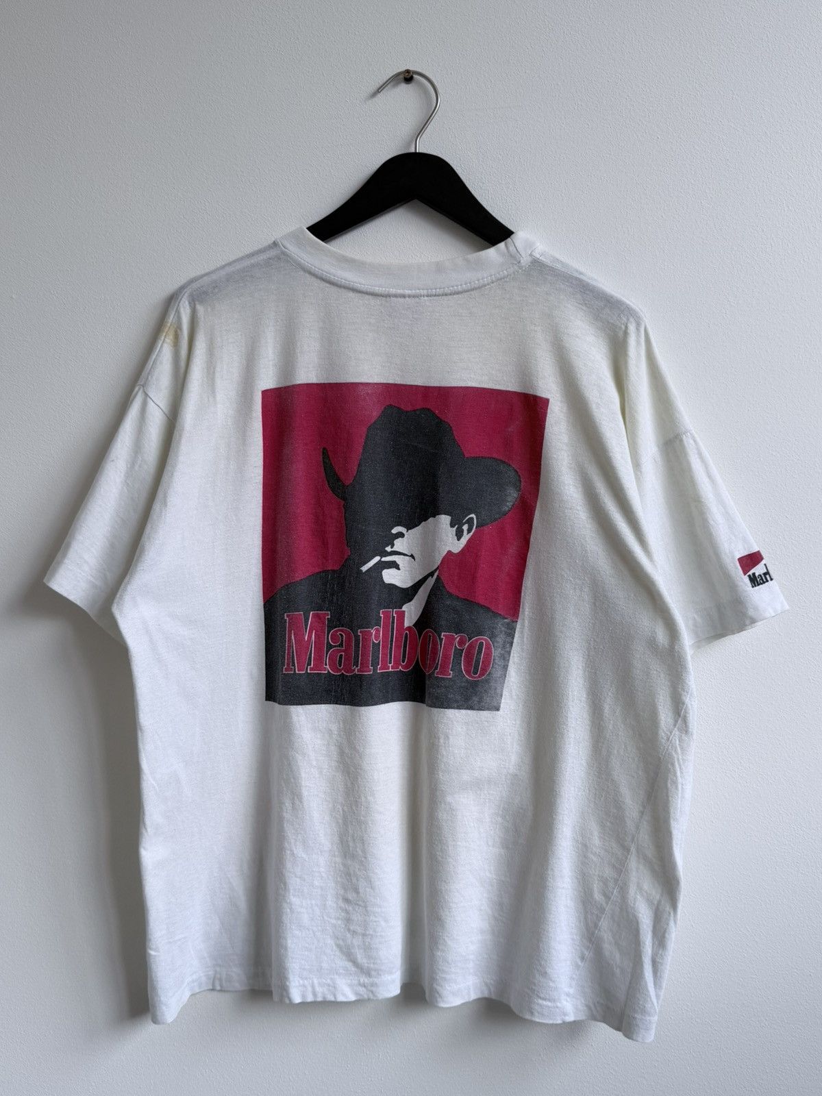 Vintage Vintage 90s Marlboro Cowboy T-Shirt Size US XL / EU 56 / 4 - 3 Thumbnail
